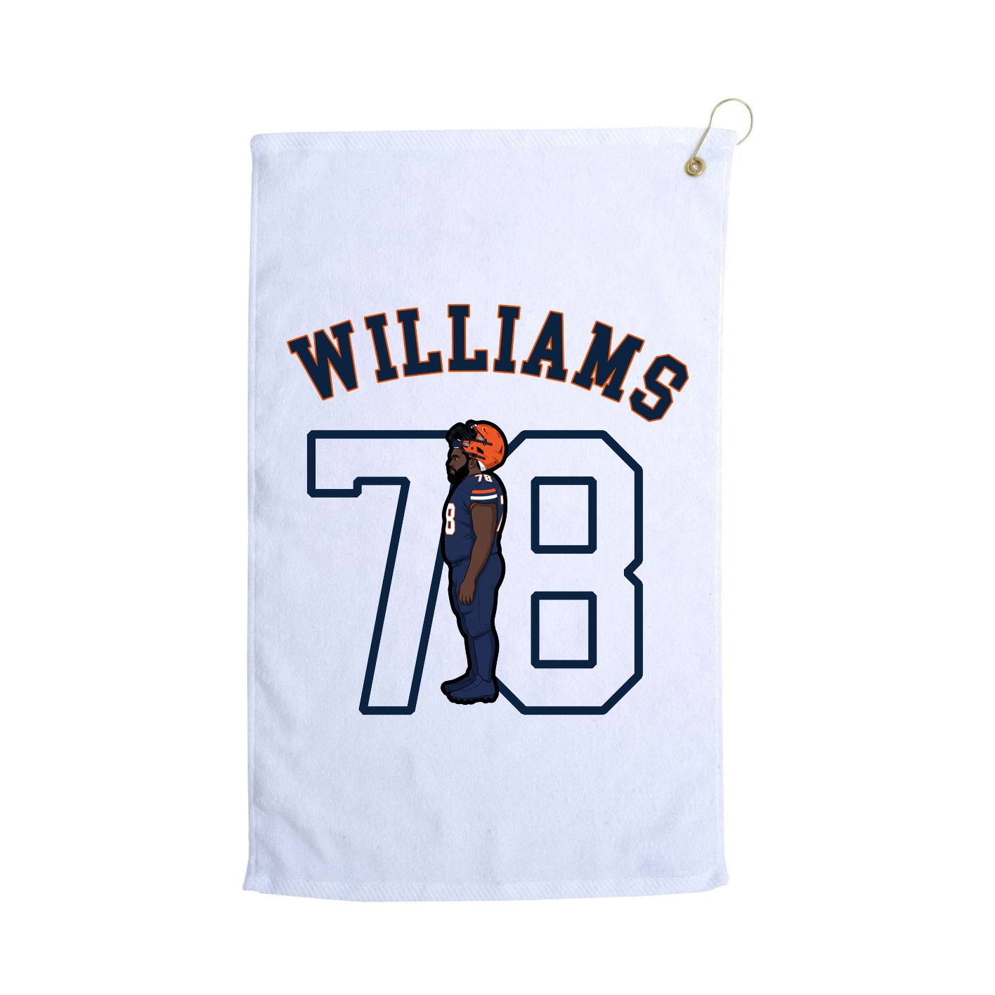 Golf Towel — Shirsey Arch in White