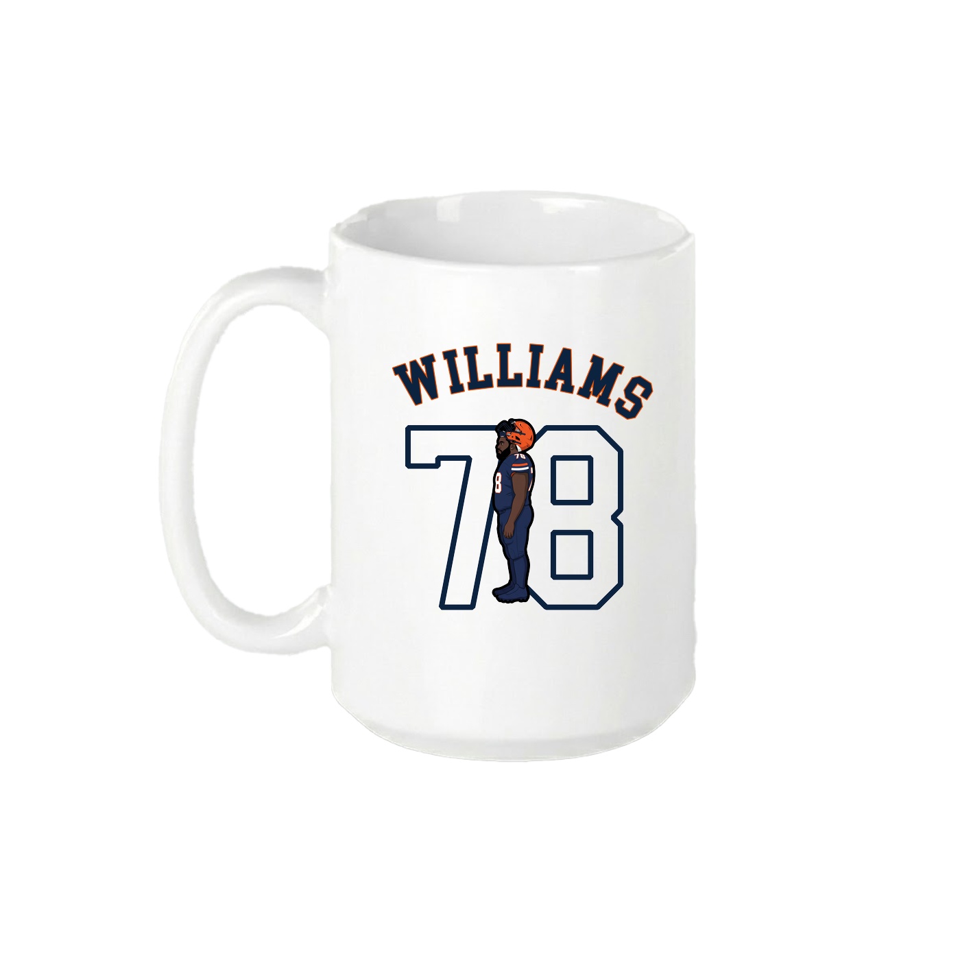 15oz Coffee Mug — Shirsey Arch in White