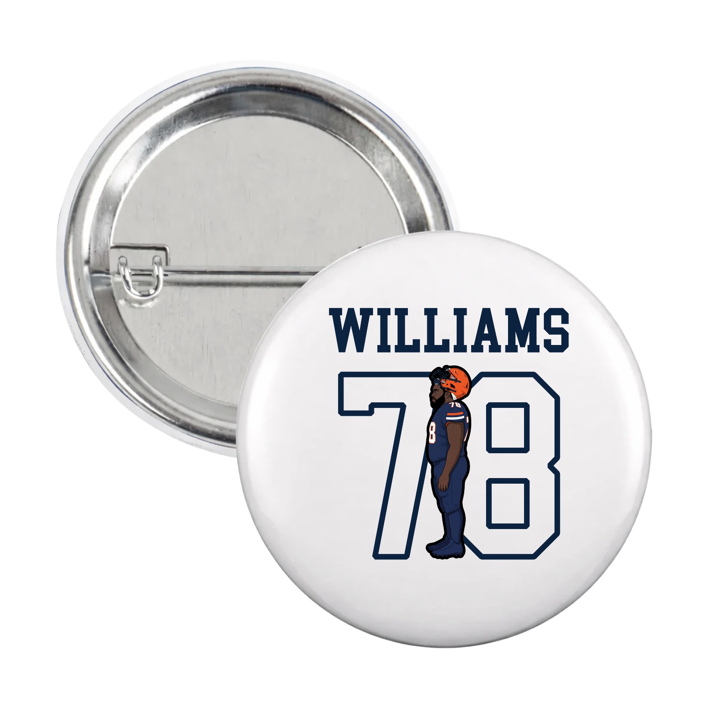 Game Day Button — Shirsey in White