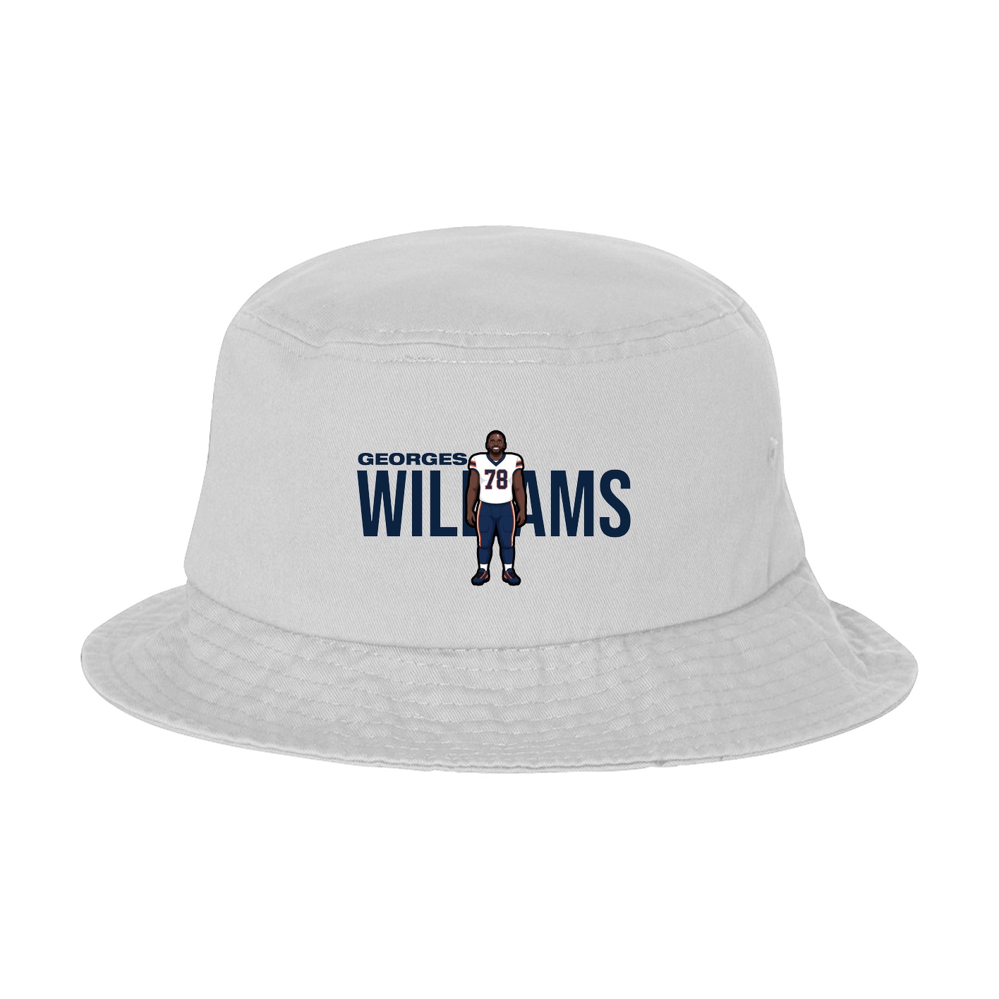Bucket Cap — Player Name in White