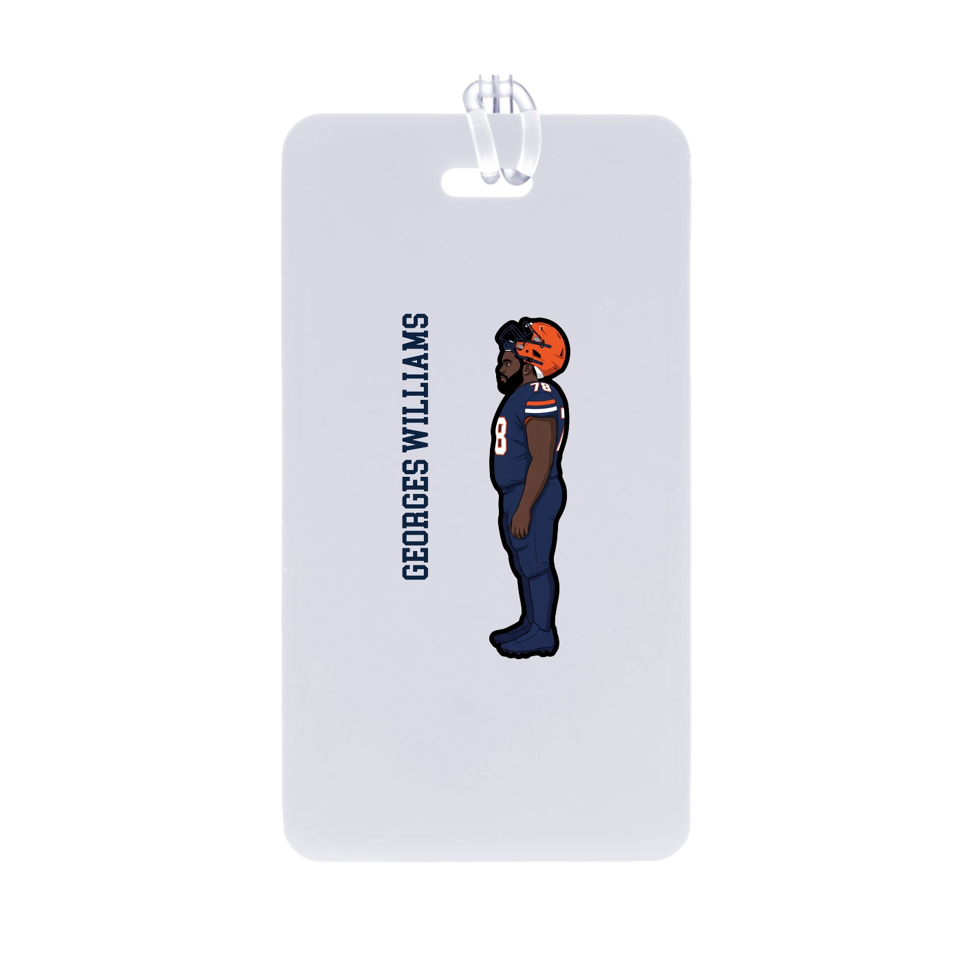 Bag Tag — Name Vertical in Classic