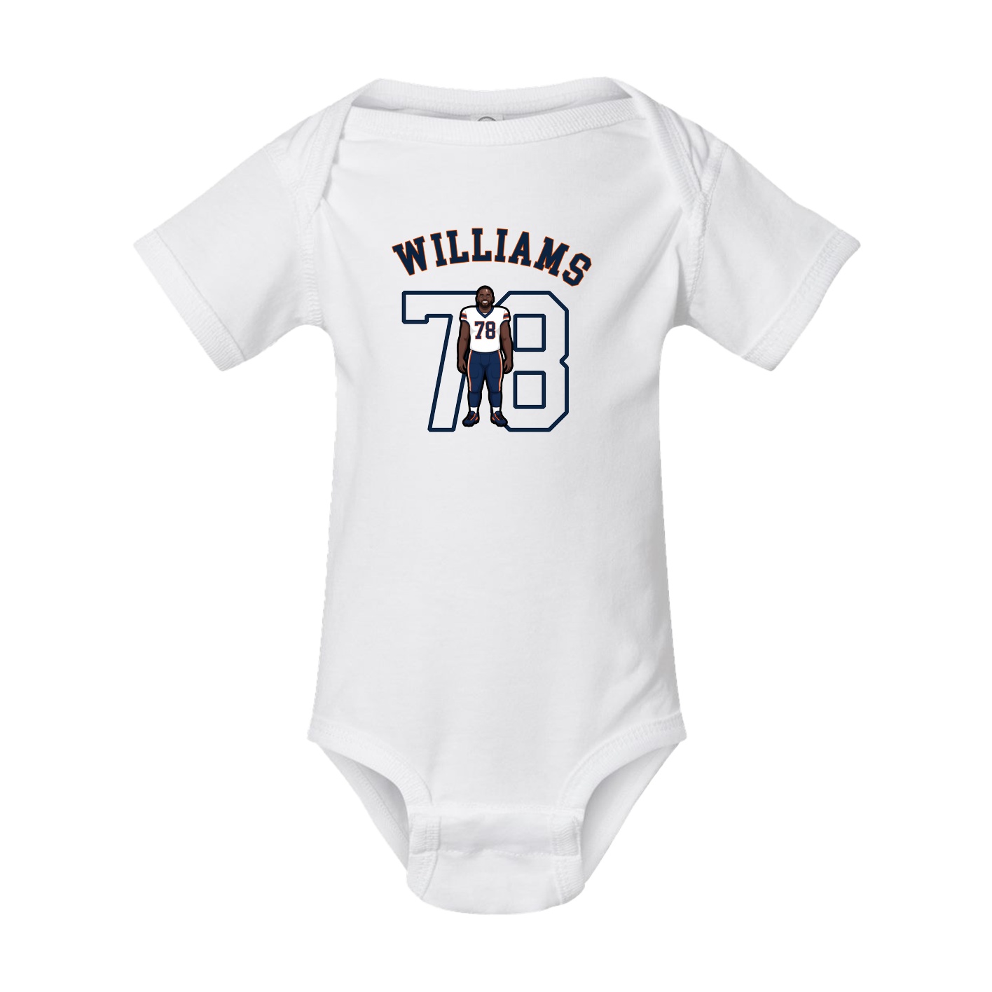 Baby Onesie — Shirsey Arch in White