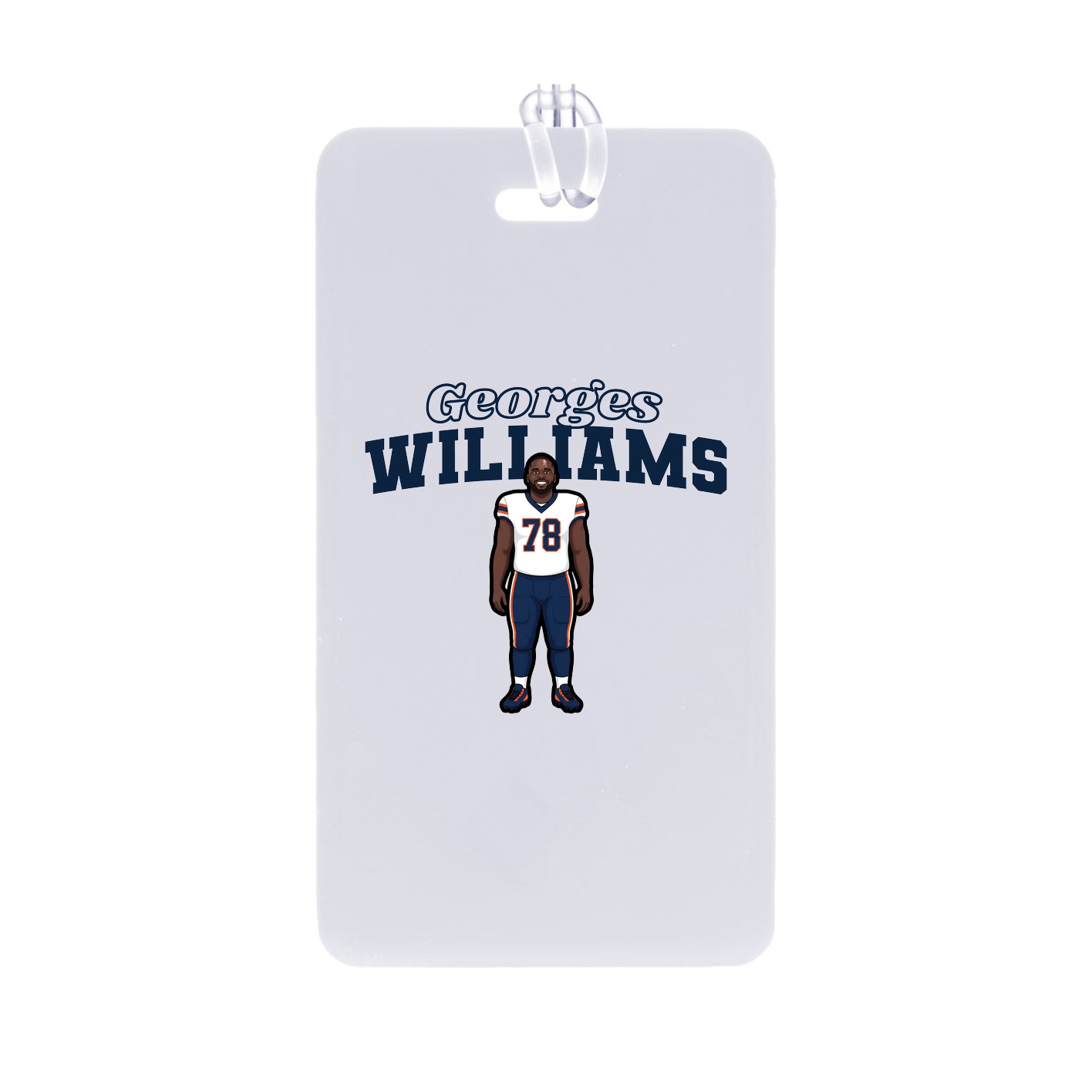 Bag Tag — Name Arch in Classic