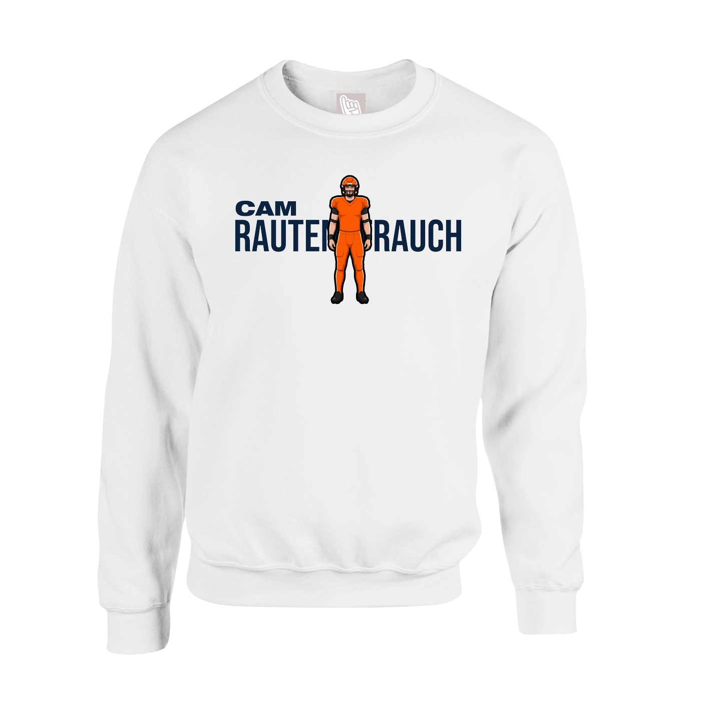 Fleece Crew — Player Name in White