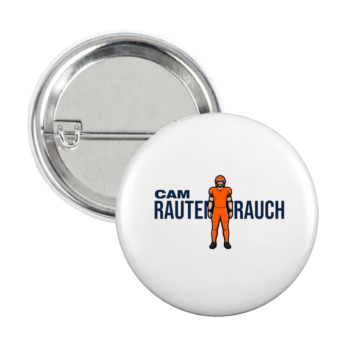 Game Day Button — Player Name in White
