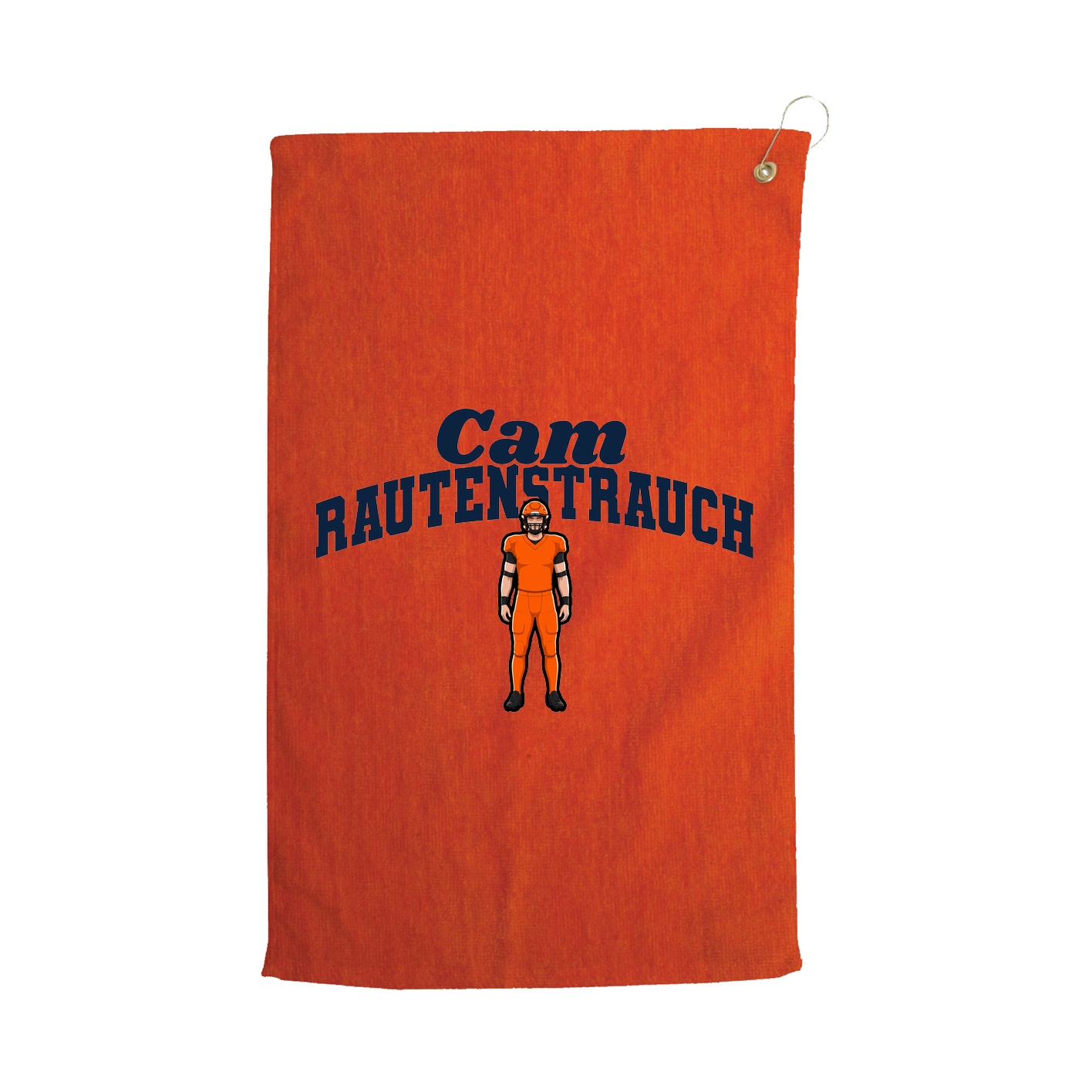 Golf Towel — Signature Arch in Orange