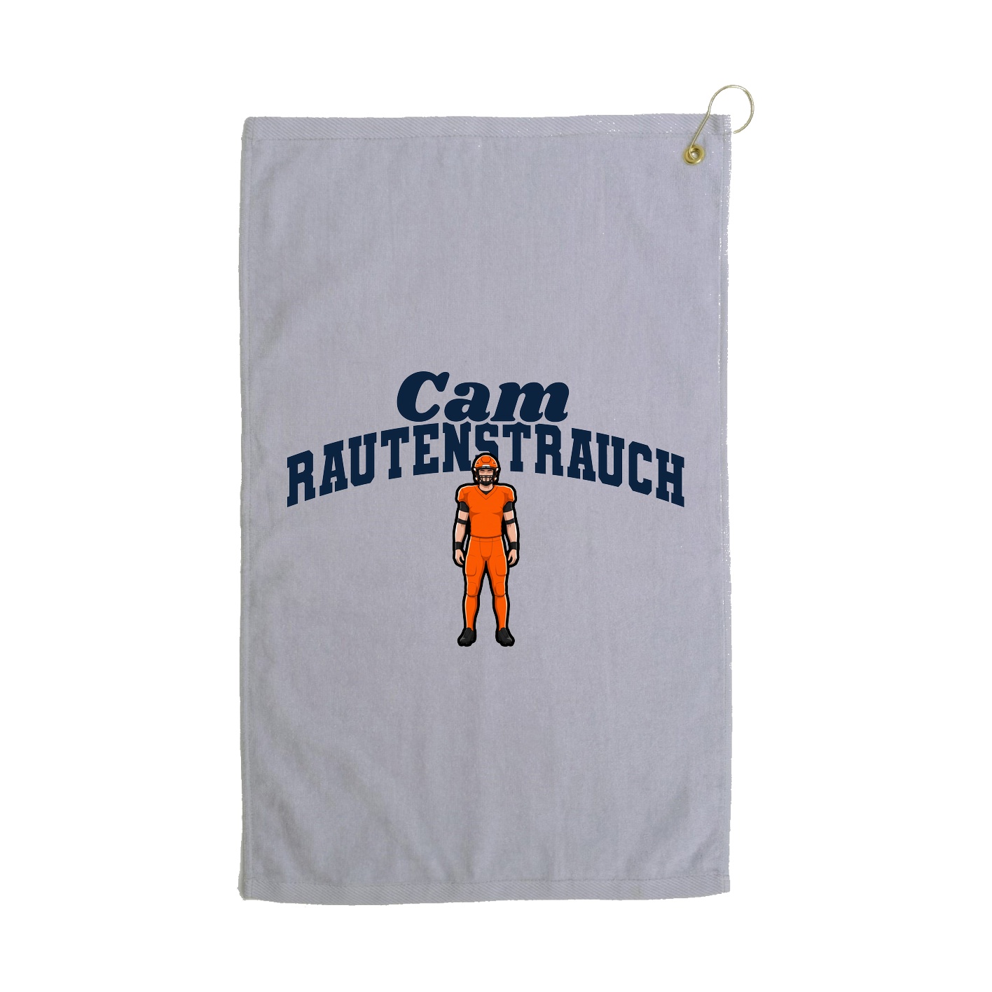 Golf Towel — Signature Arch in Grey