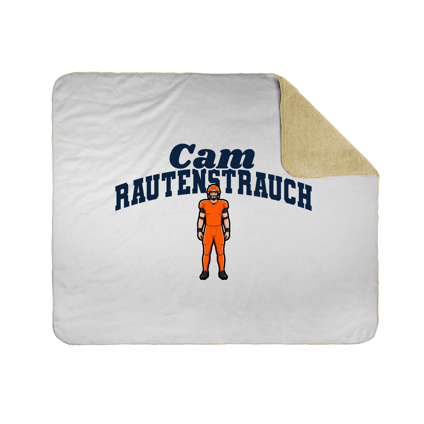 Throw Blanket — Signature Arch in White