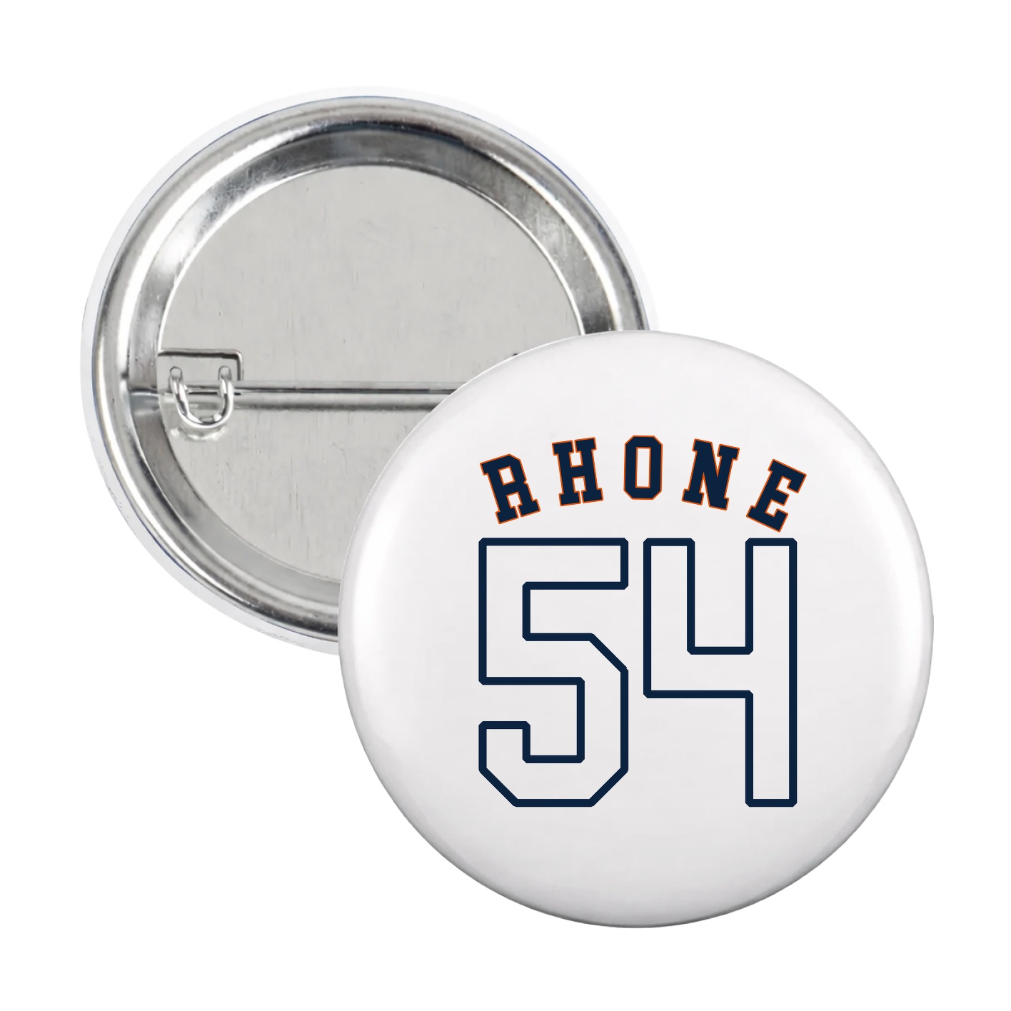 Game Day Button — Shirsey Arch in White