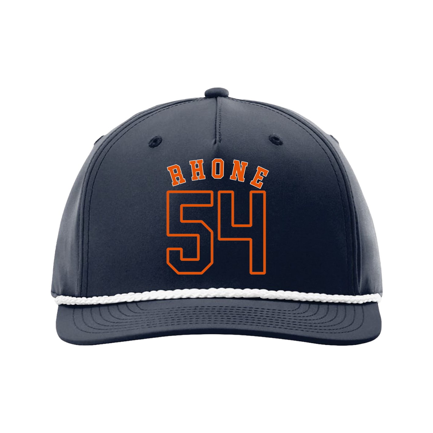 Five-Panel Classic Rope Cap — Shirsey Arch in Navy