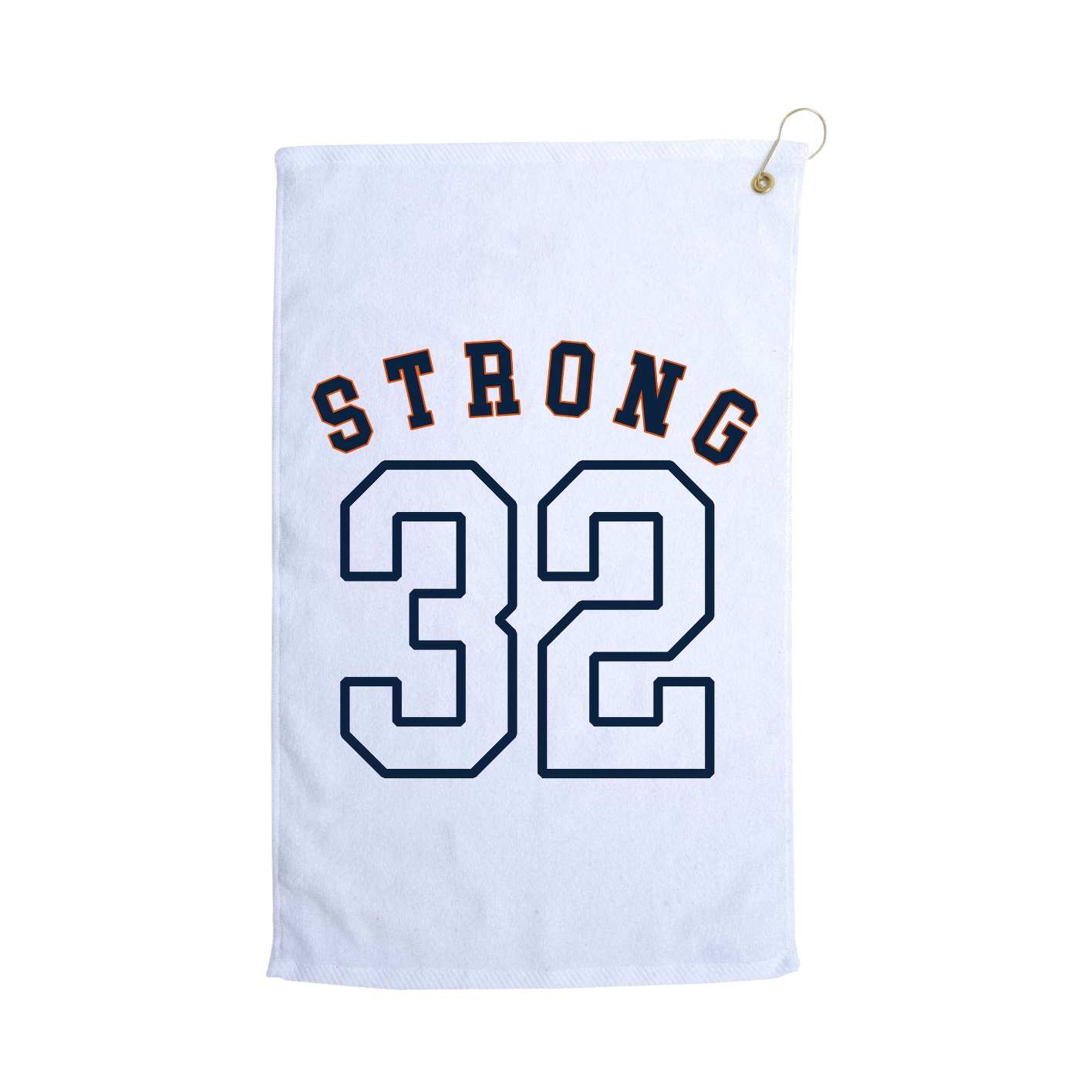 Golf Towel — Shirsey Arch in White