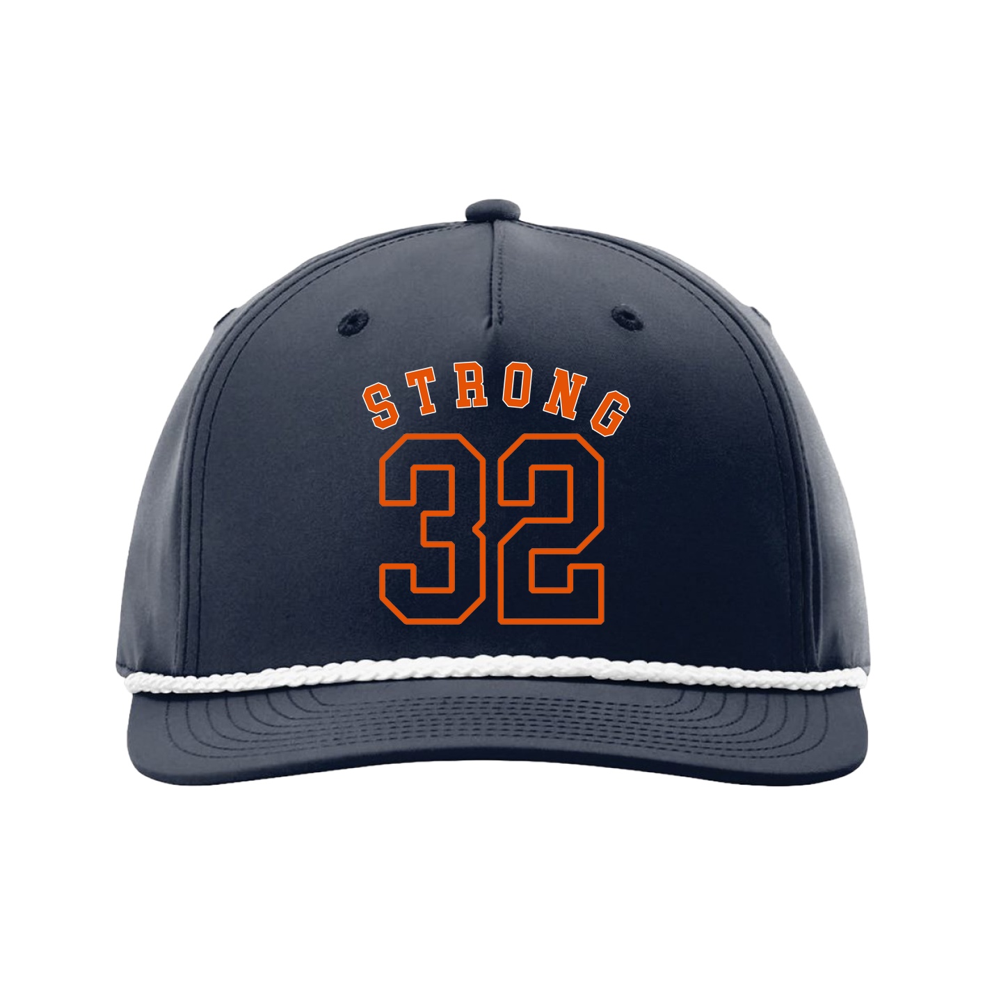 Five-Panel Classic Rope Cap — Shirsey Arch in Navy