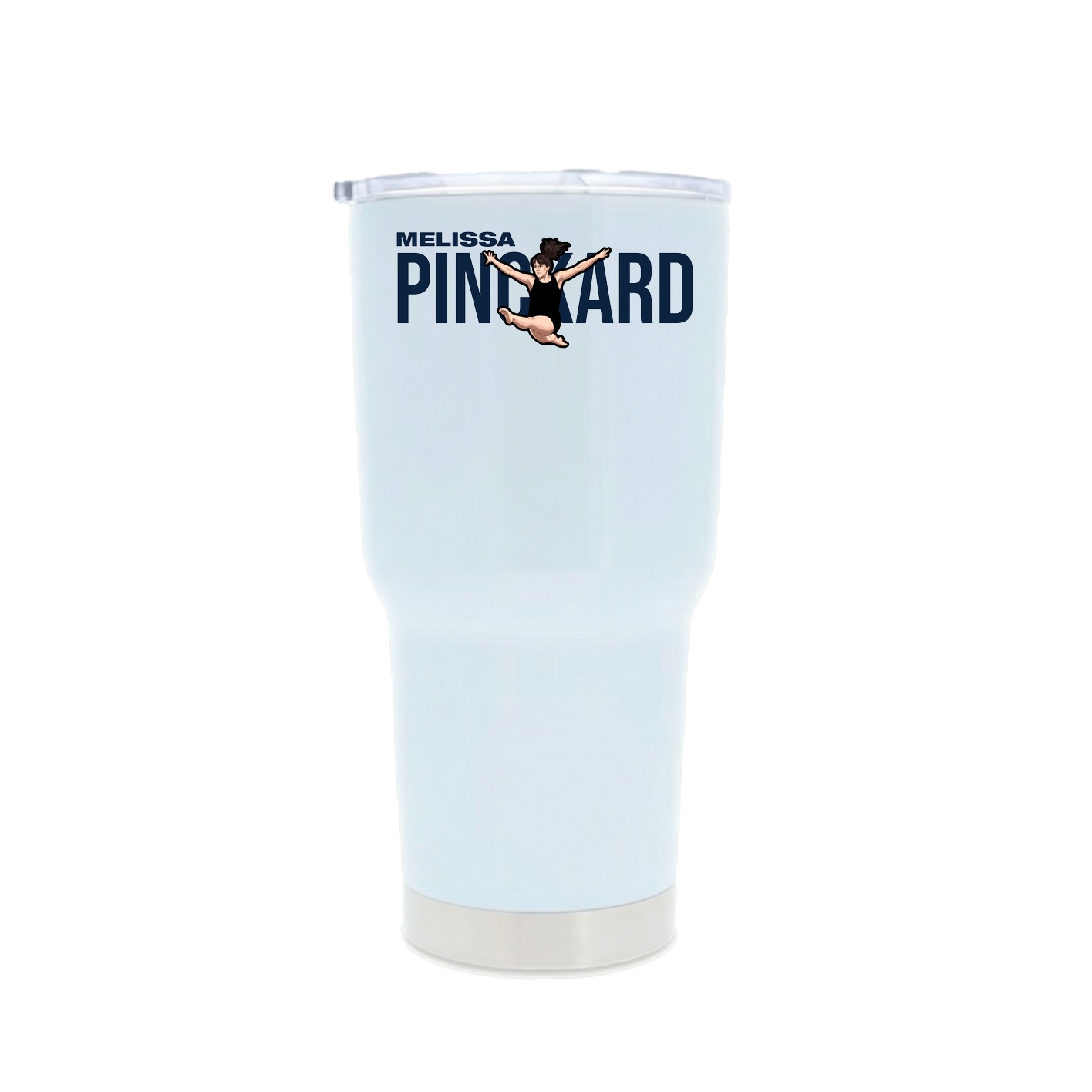 30oz Stainless Steel Tumbler — Player Name in White