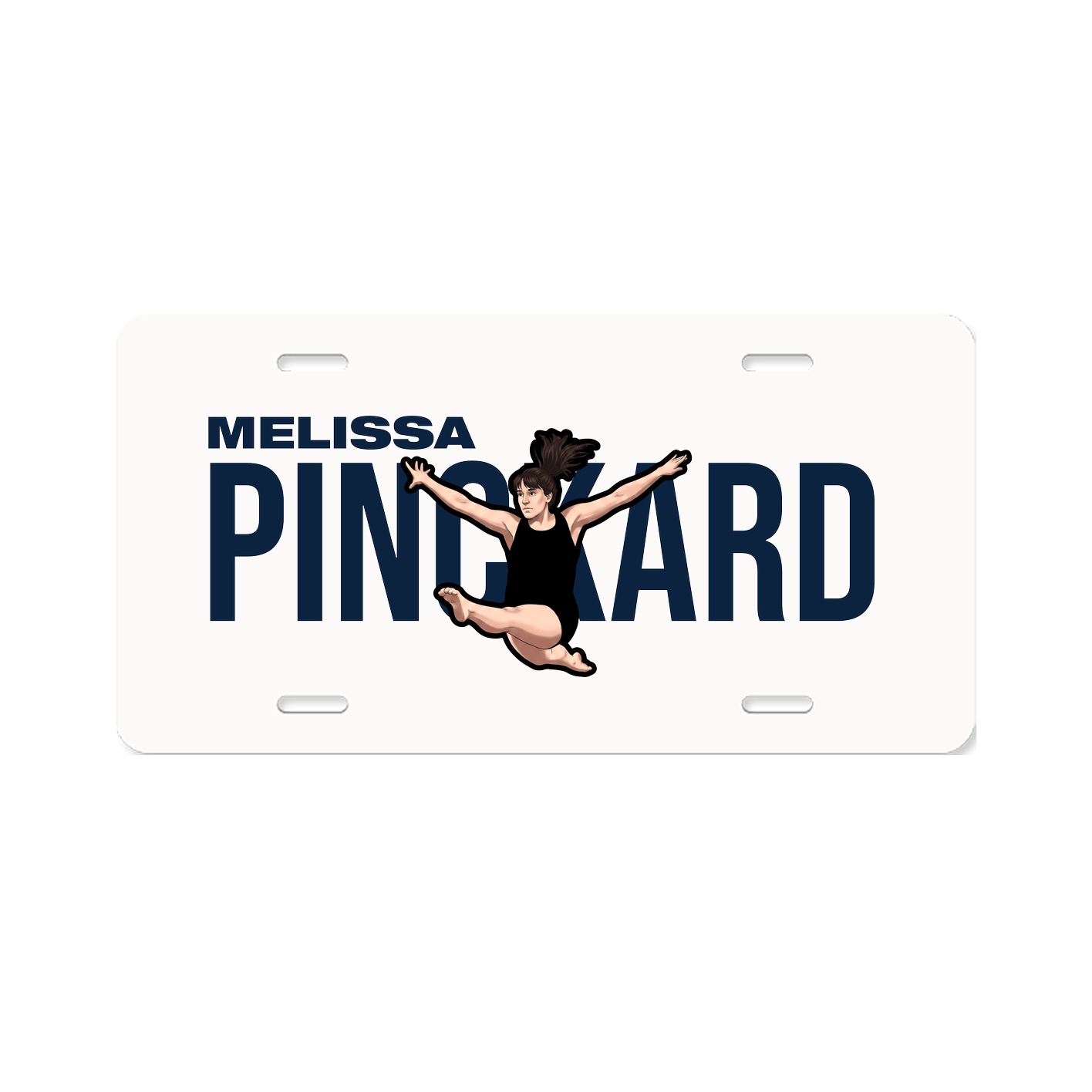License Plate — Player Name in Classic
