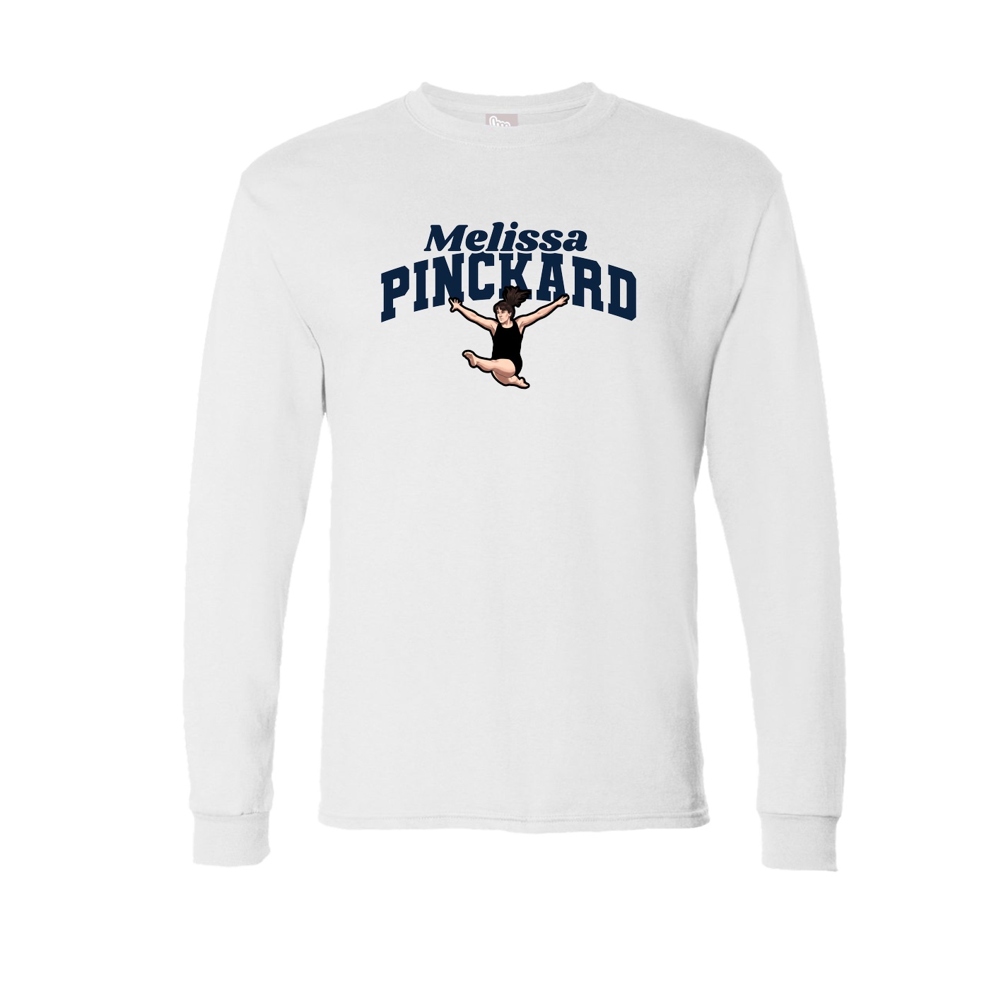 Long Sleeve Tee — Signature Arch in White