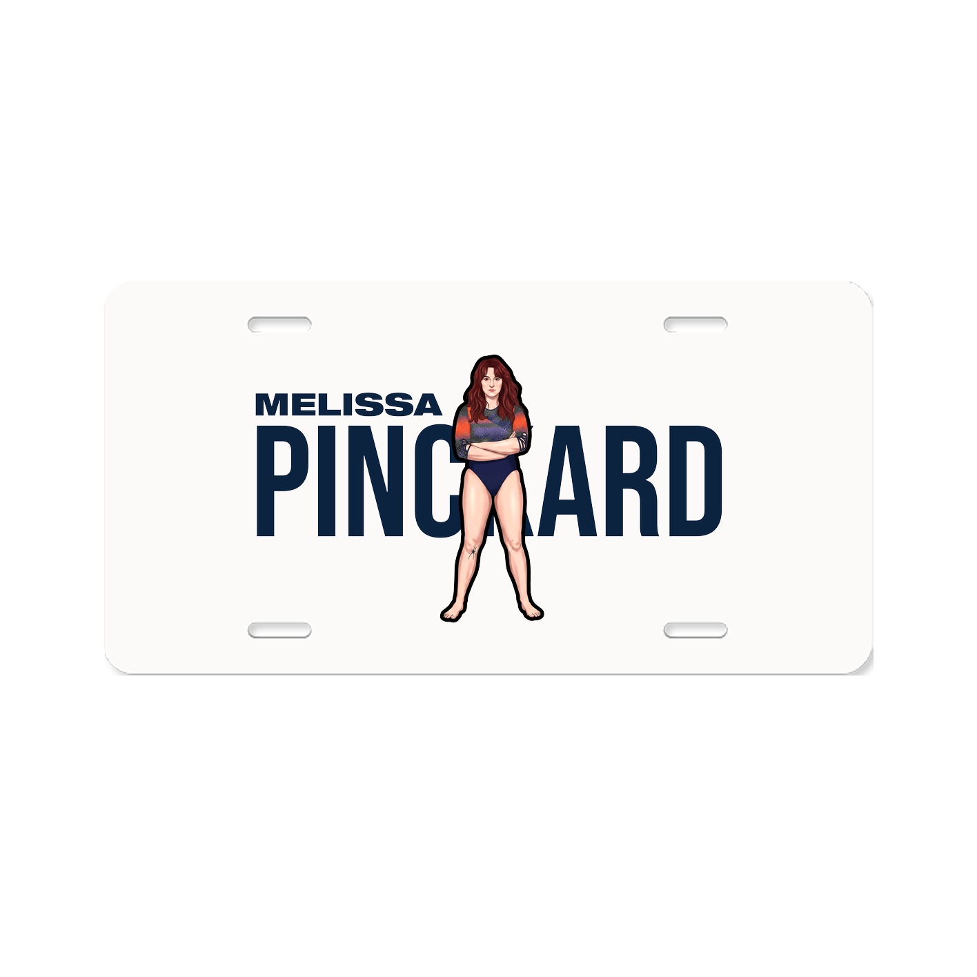 License Plate — Player Name in Classic