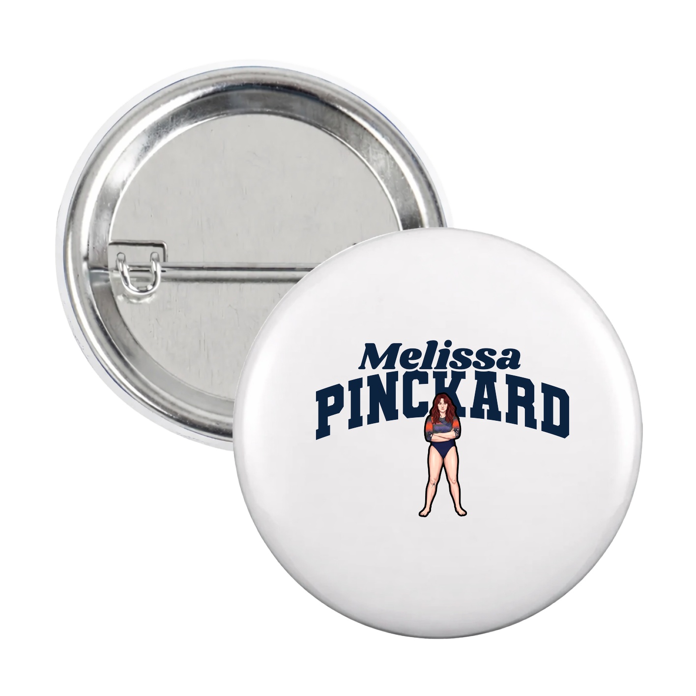 Game Day Button — Signature Arch in White