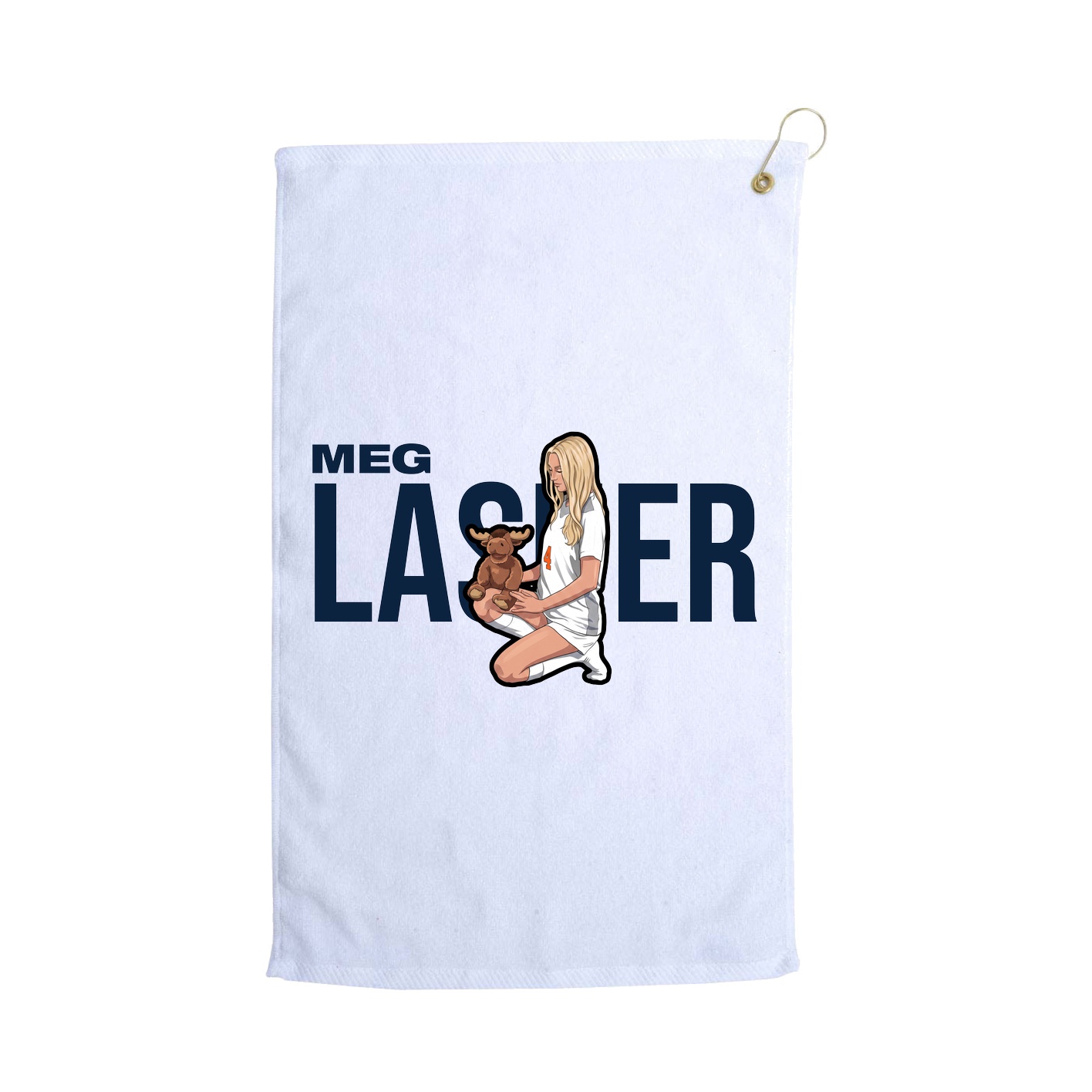 Golf Towel — Player Name in White