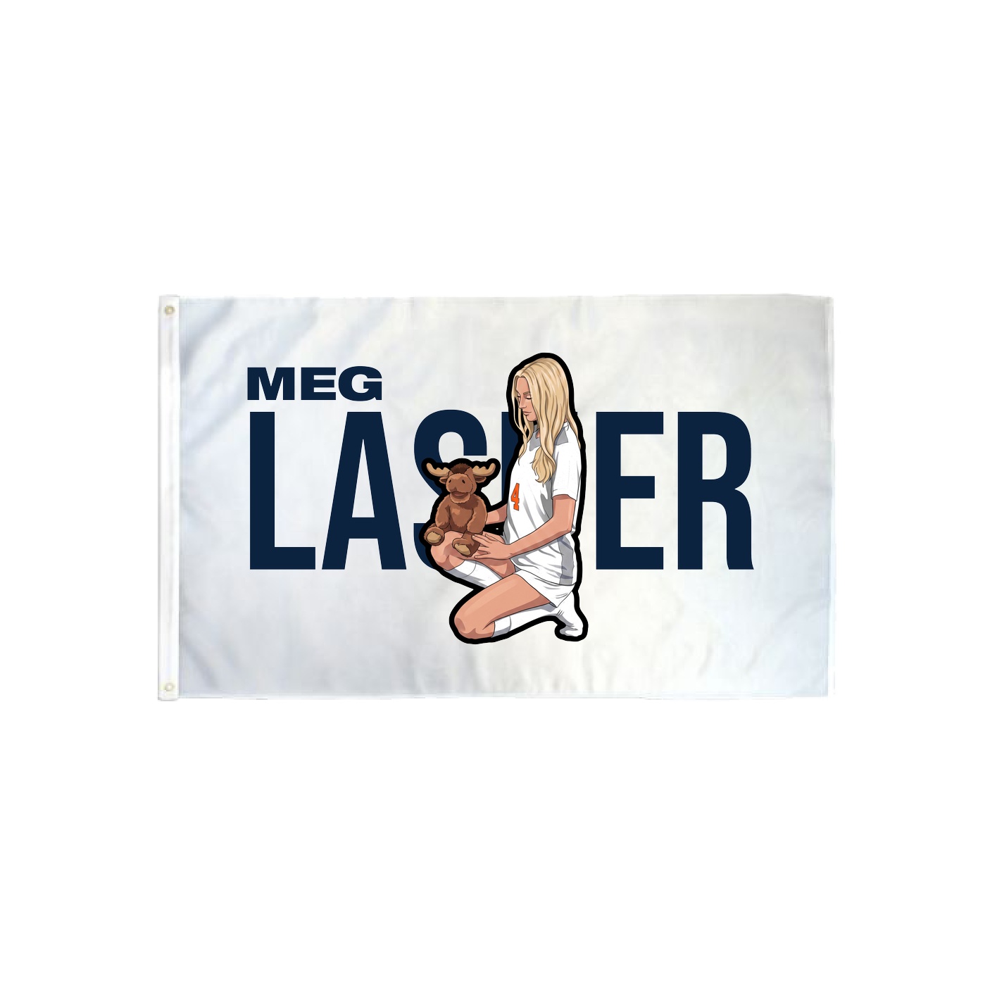 3x5 Flag — Player Name in Classic