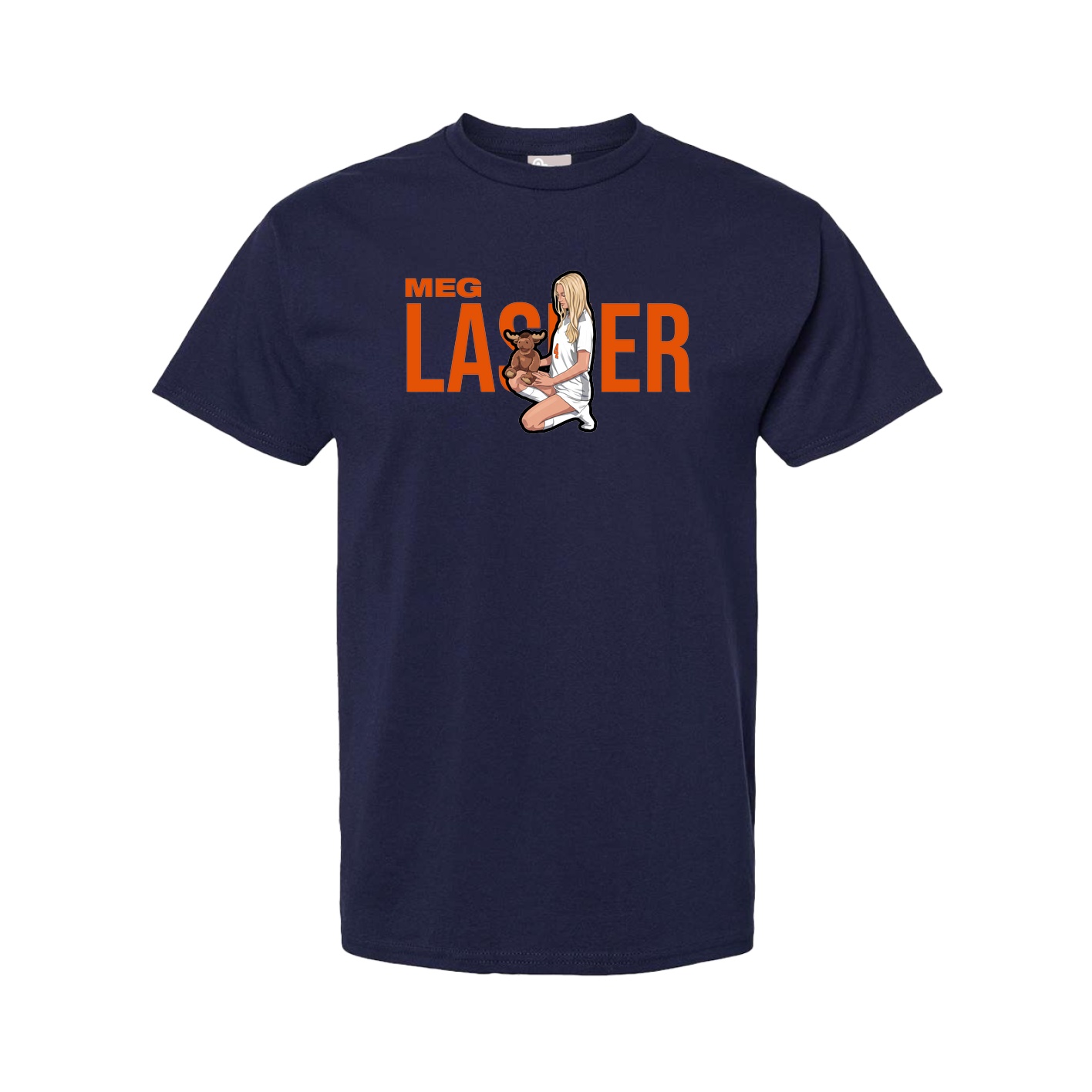 Tee — Player Name in Navy
