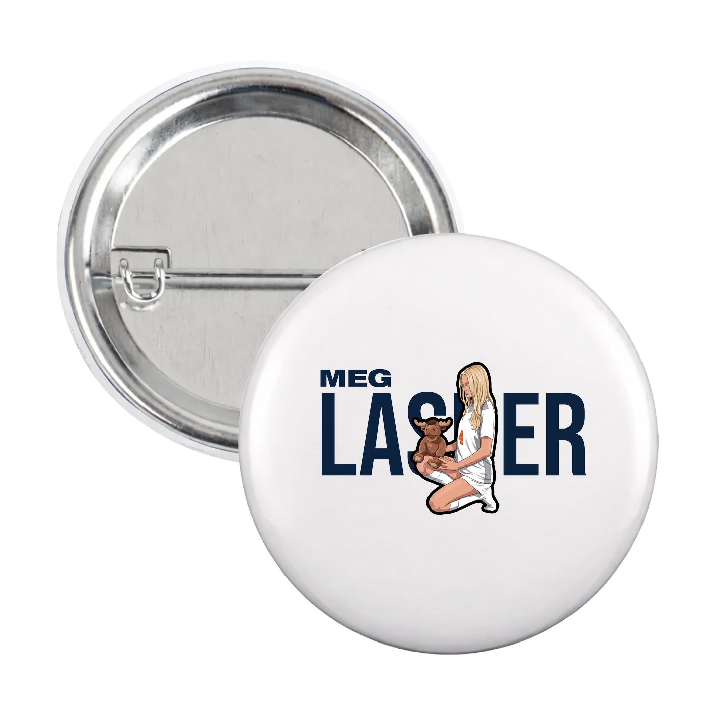 Game Day Button — Player Name in White