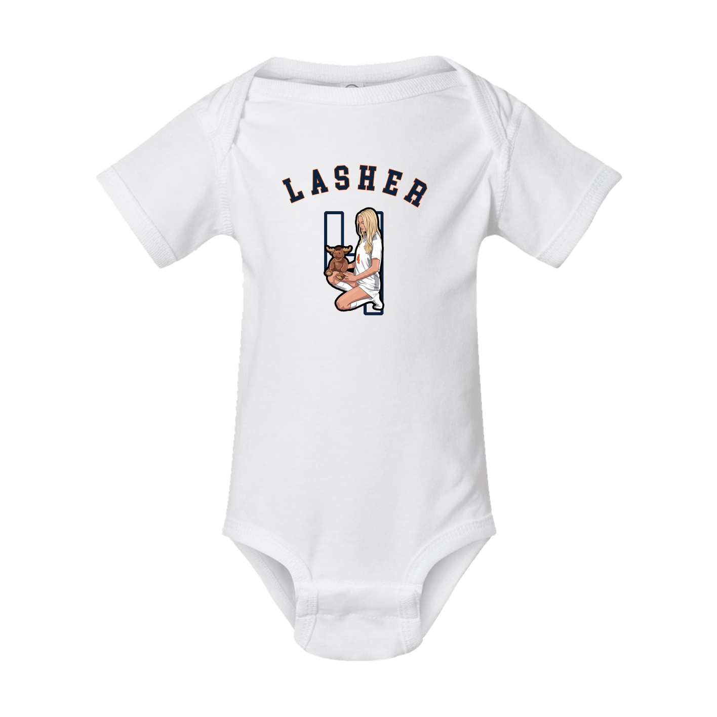Baby Onesie — Shirsey Arch in White