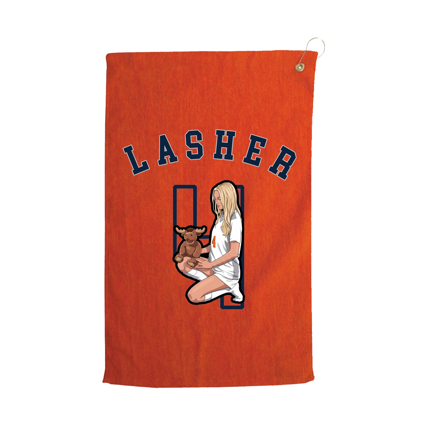 Golf Towel — Shirsey Arch in Orange