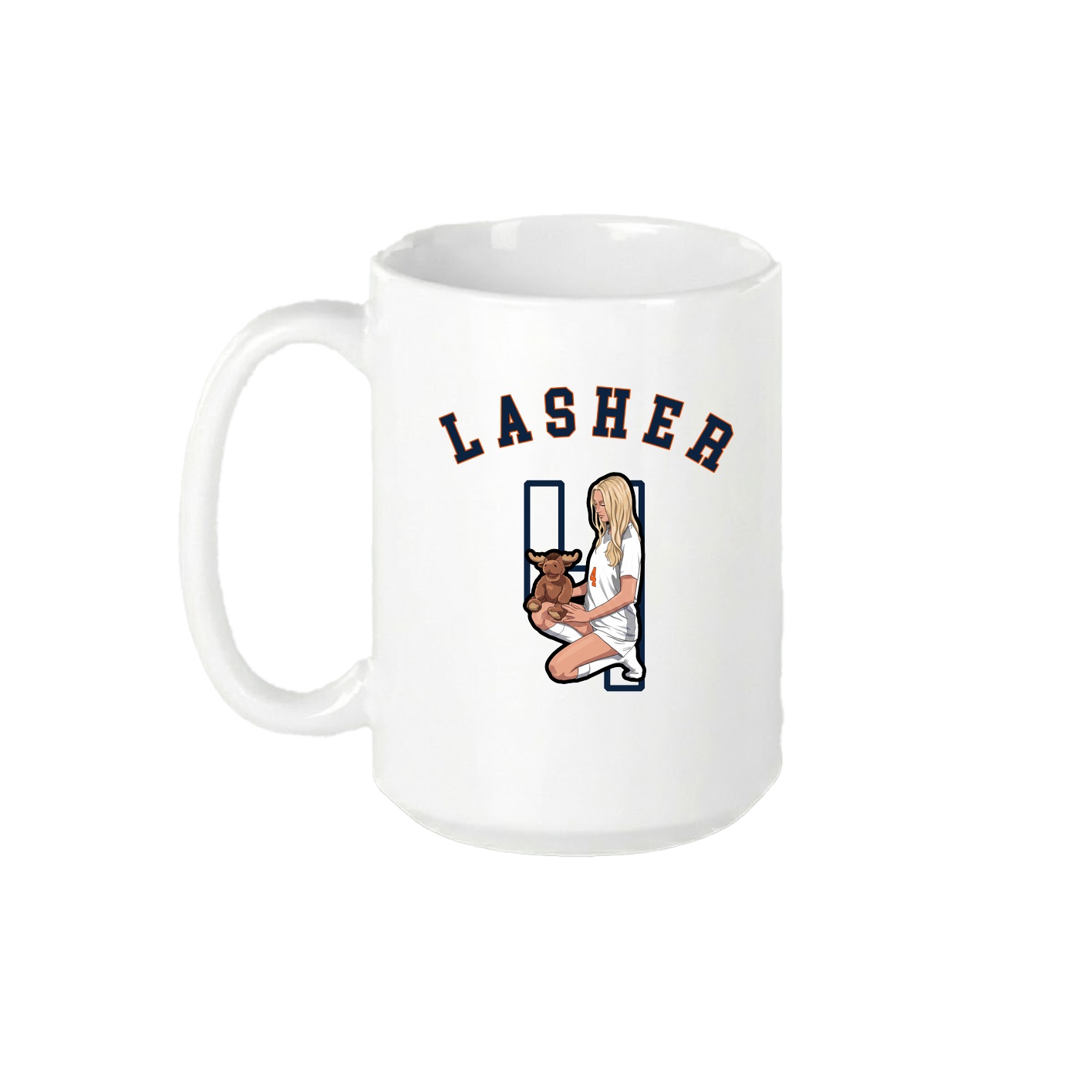 15oz Coffee Mug — Shirsey Arch in White