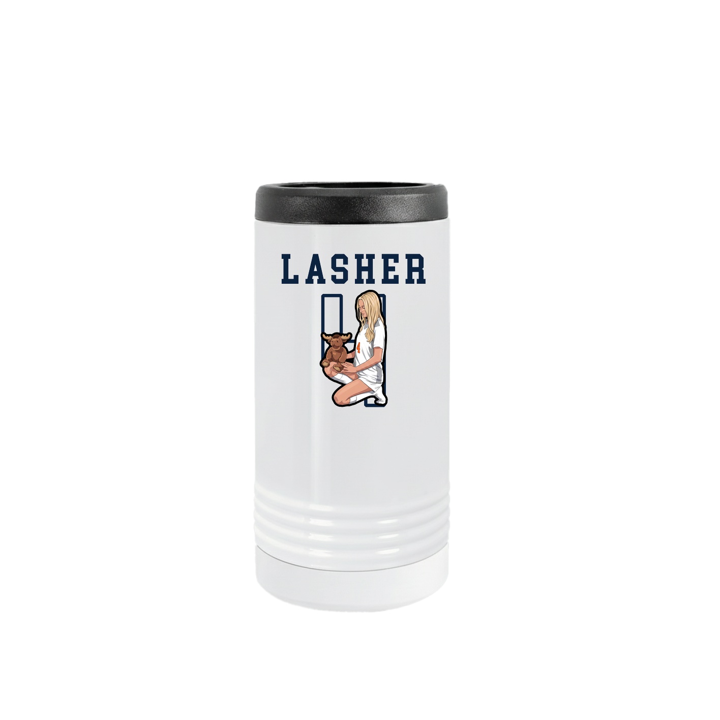 Slim Beverage Holder — Shirsey in White