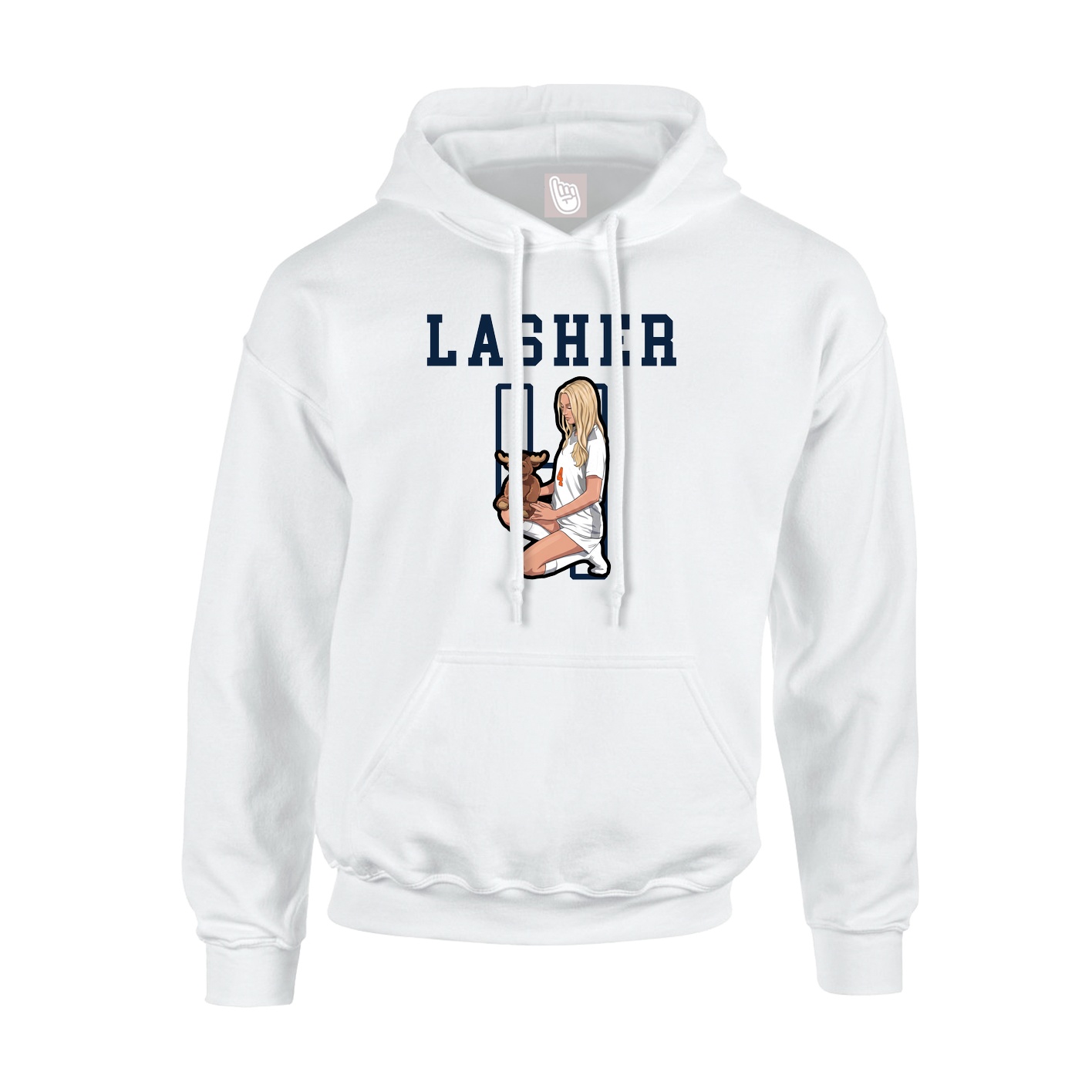 Youth Hoodie — Shirsey in White