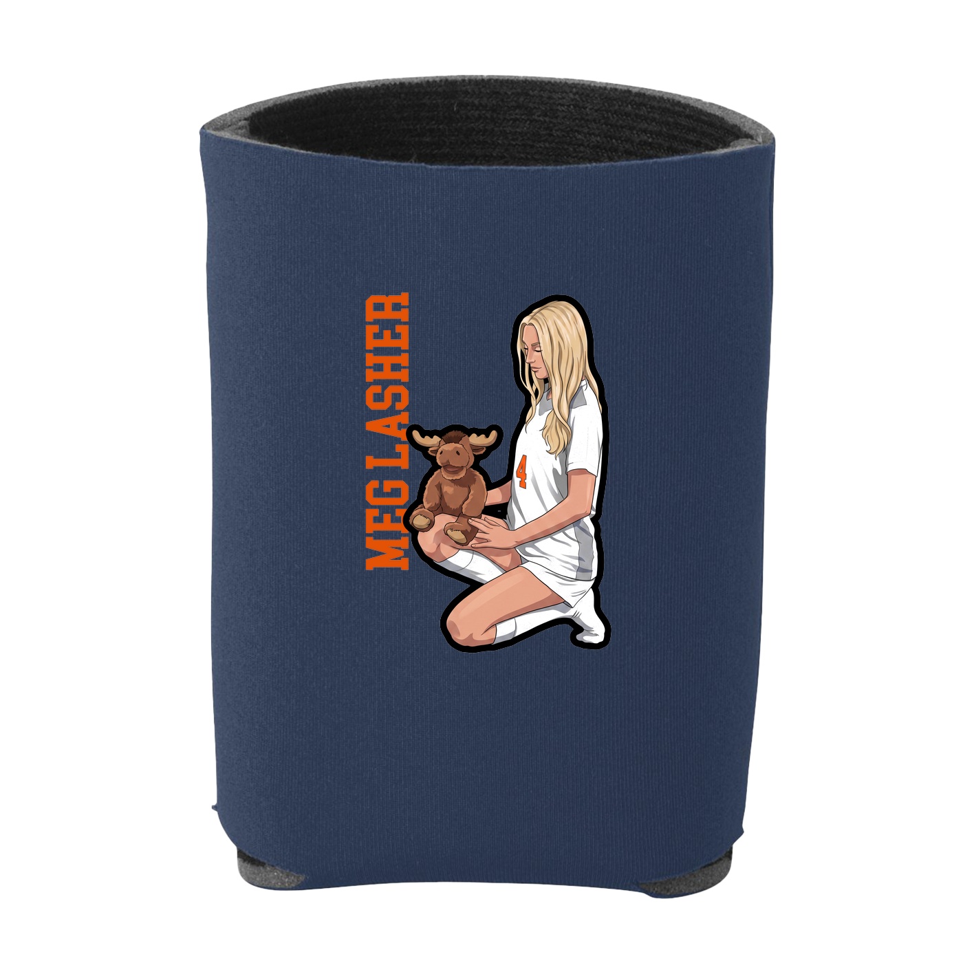 Can Holder — Name Vertical in Navy