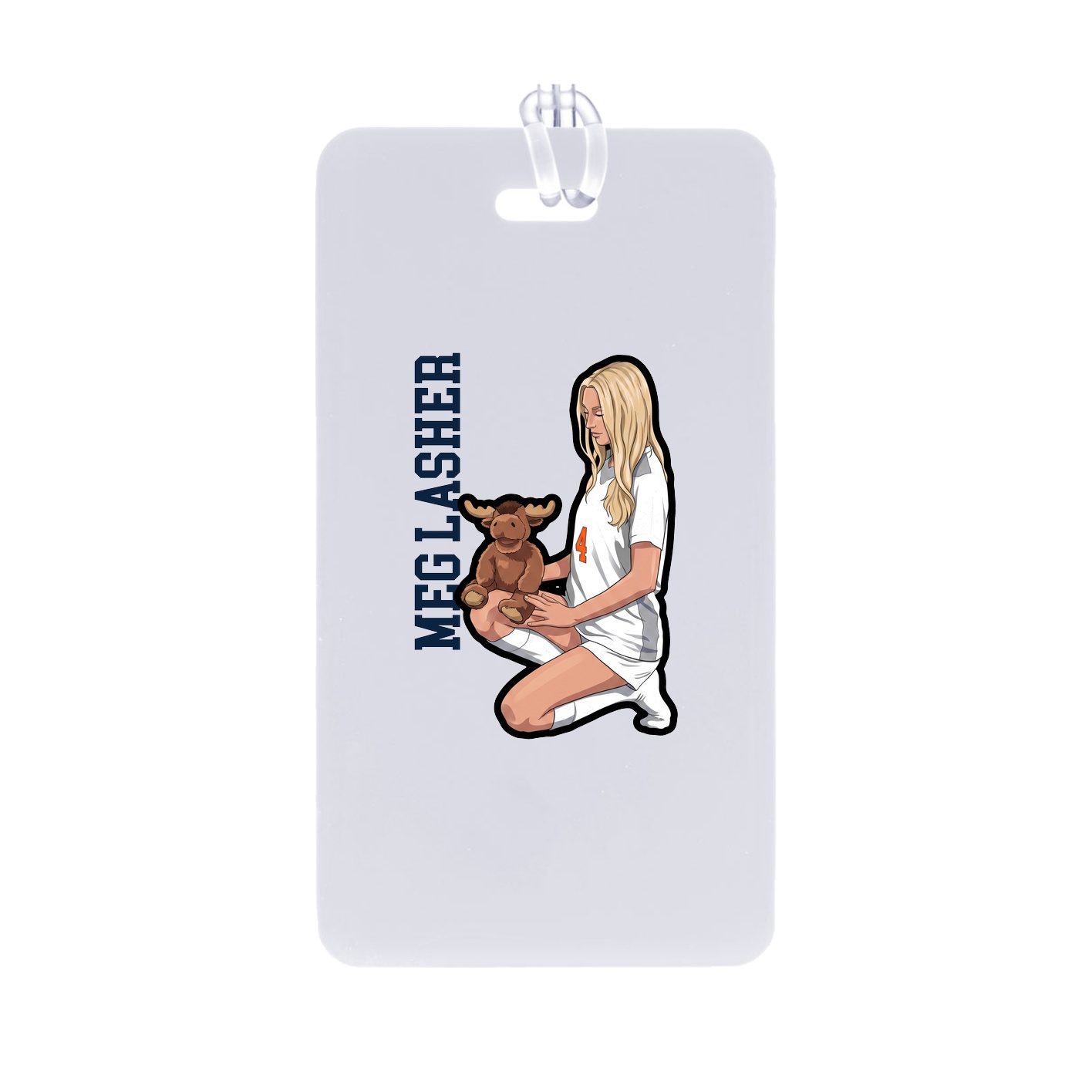 Bag Tag — Name Vertical in Classic