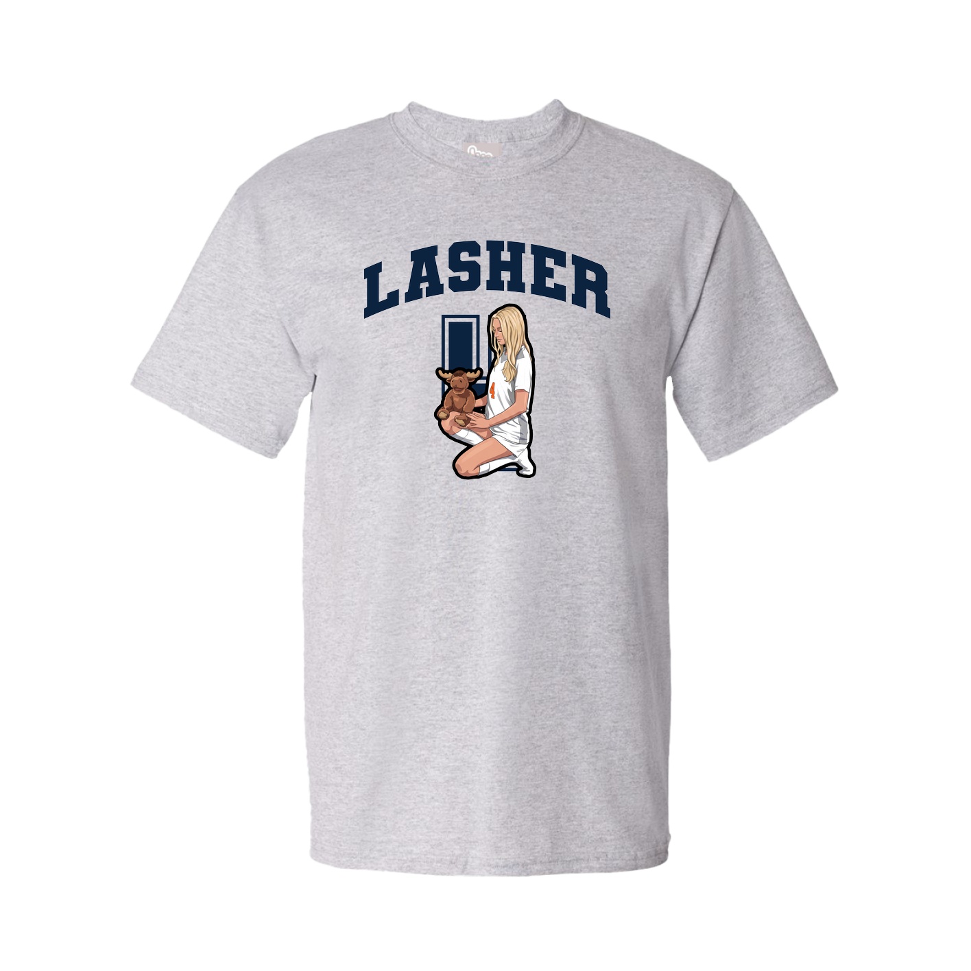 Youth Tee — Number in Grey