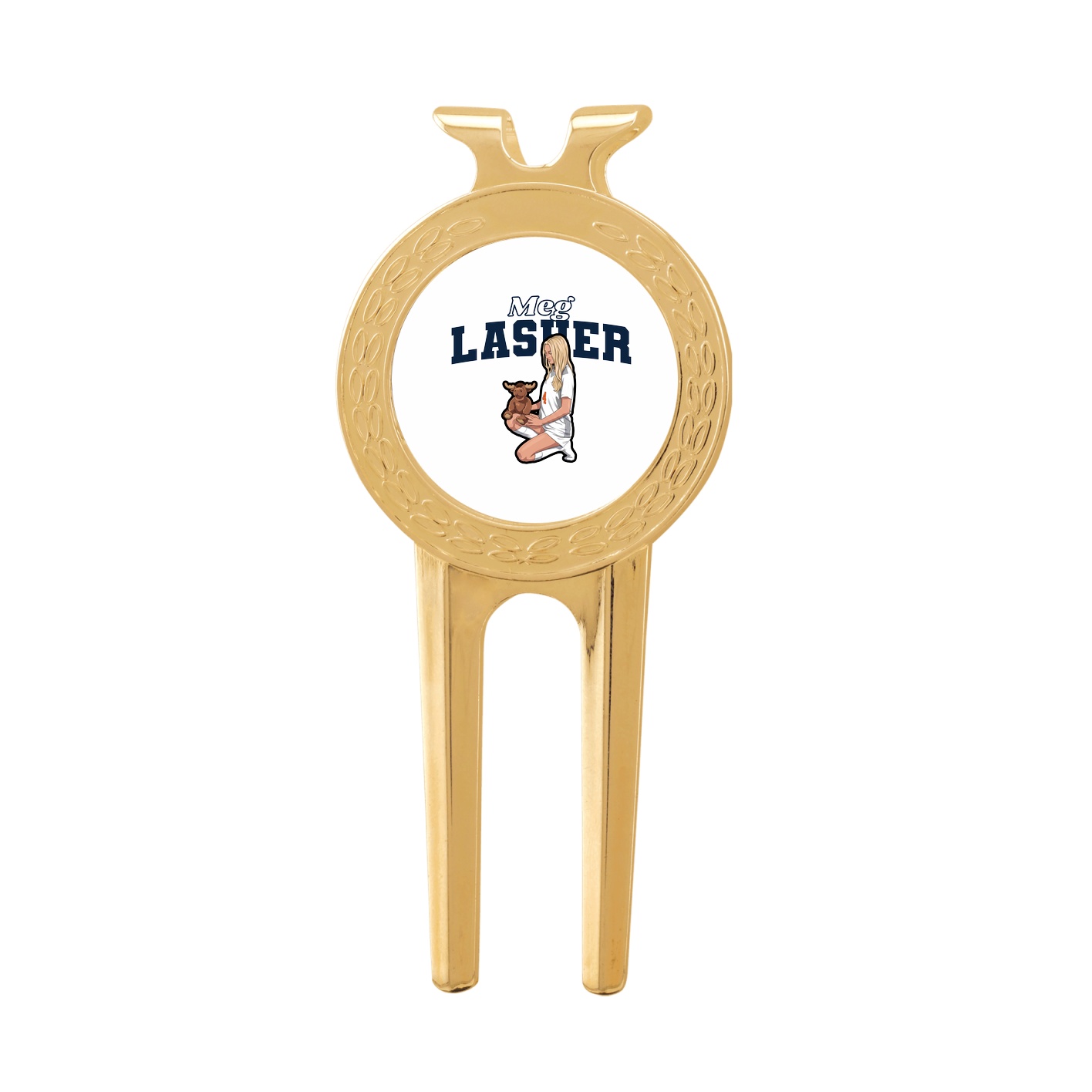 Divot Tool with Ball Marker — Name Arch in Classic