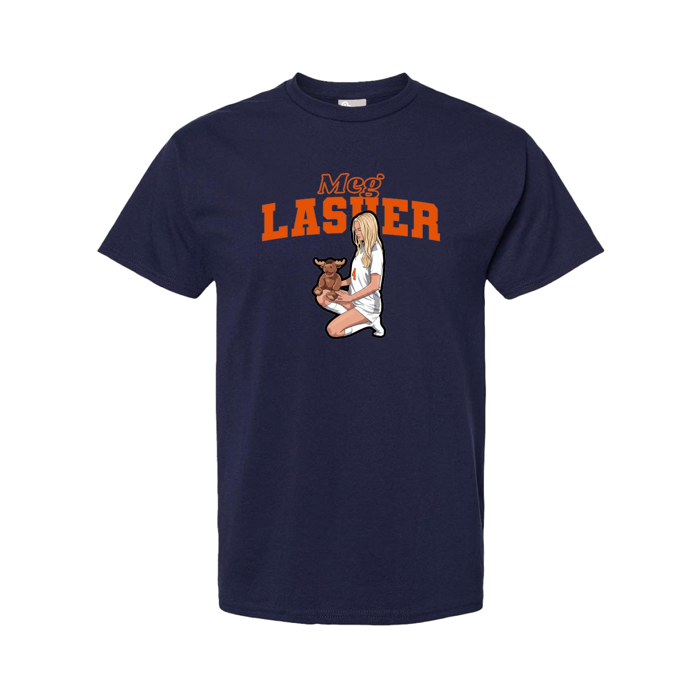 Youth Tee — Name Arch in Navy
