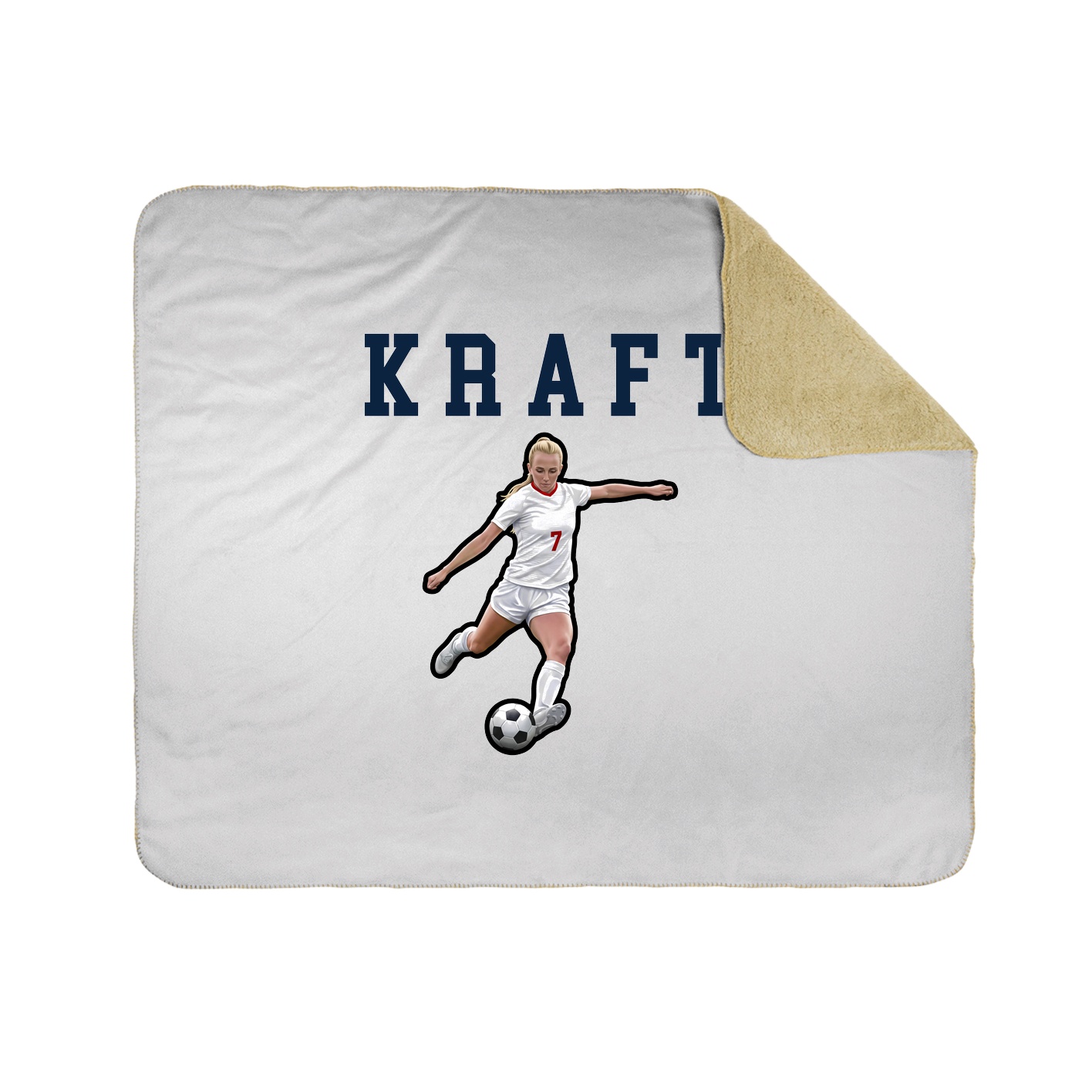 Throw Blanket — Shirsey in White