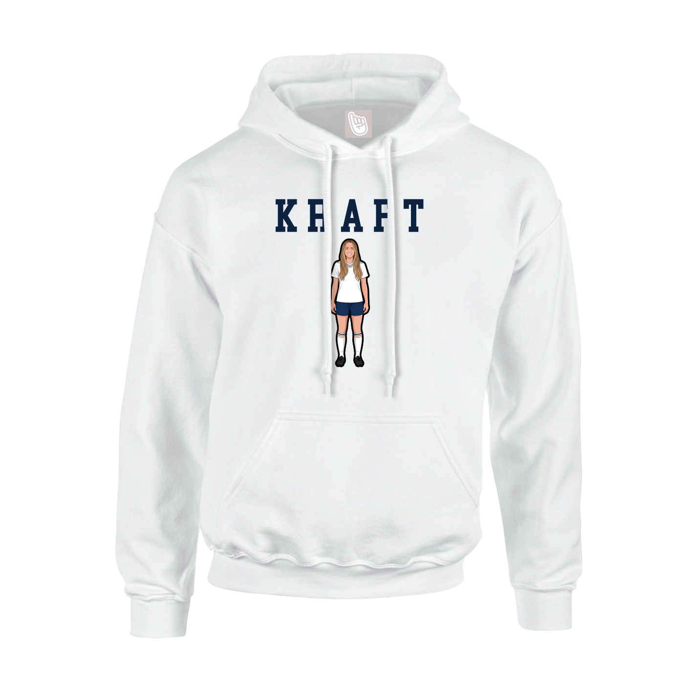 Hoodie — Shirsey in White