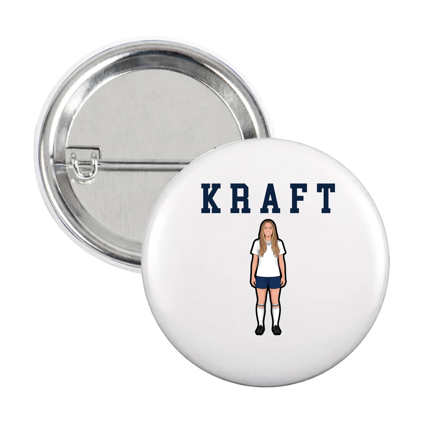 Game Day Button — Shirsey in White