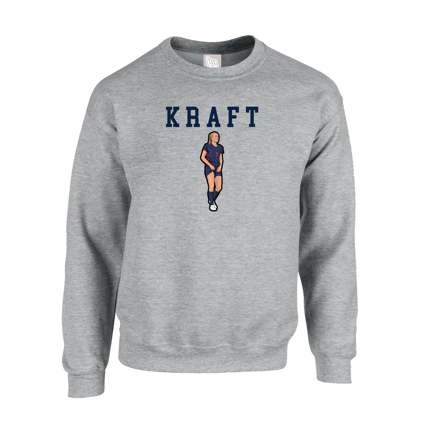 Fleece Crew — Shirsey in Grey