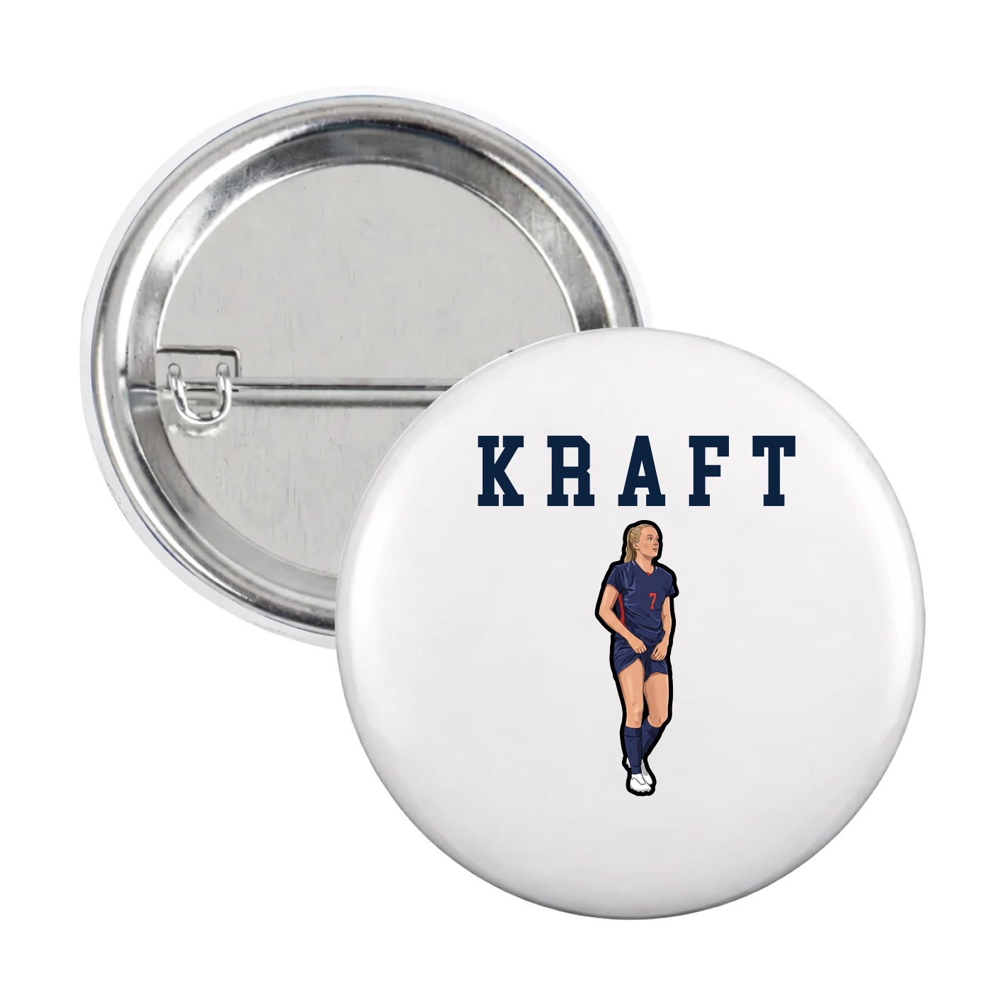Game Day Button — Shirsey in White