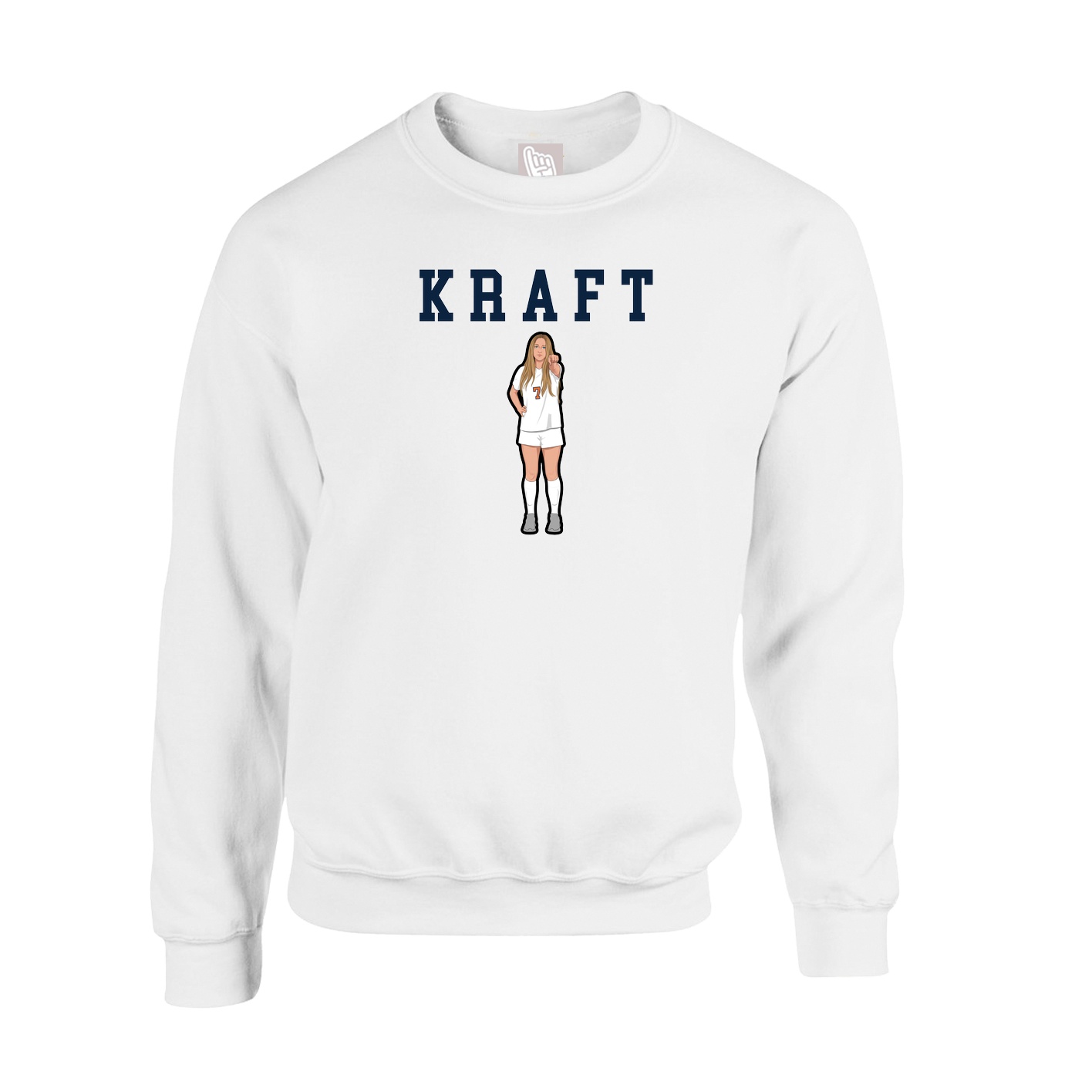 Fleece Crew — Shirsey in White