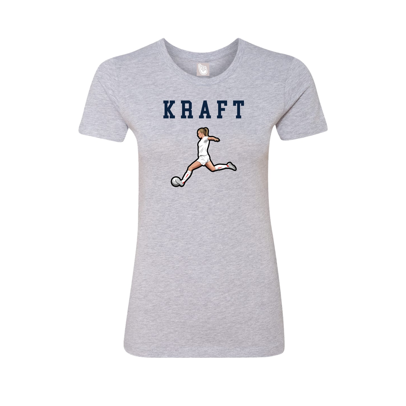 Fitted Women's Tee — Shirsey in Grey