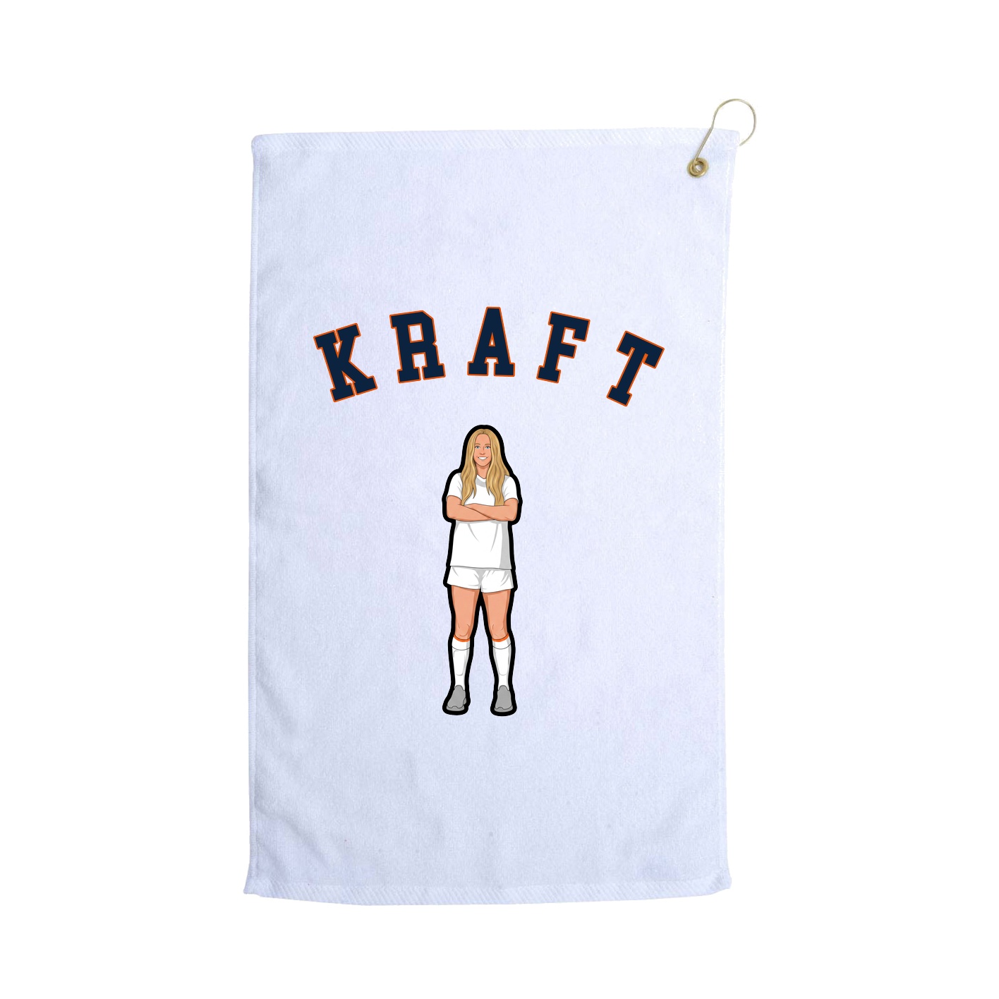 Golf Towel — Shirsey Arch in White