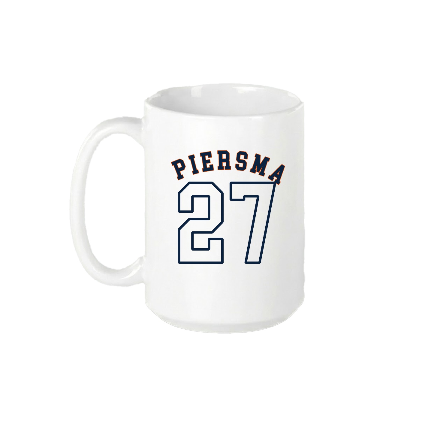 15oz Coffee Mug — Shirsey Arch in White