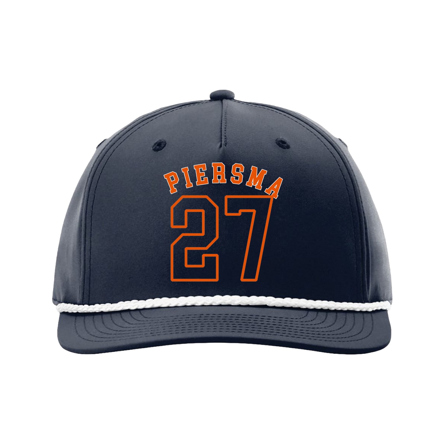 Five-Panel Classic Rope Cap — Shirsey Arch in Navy