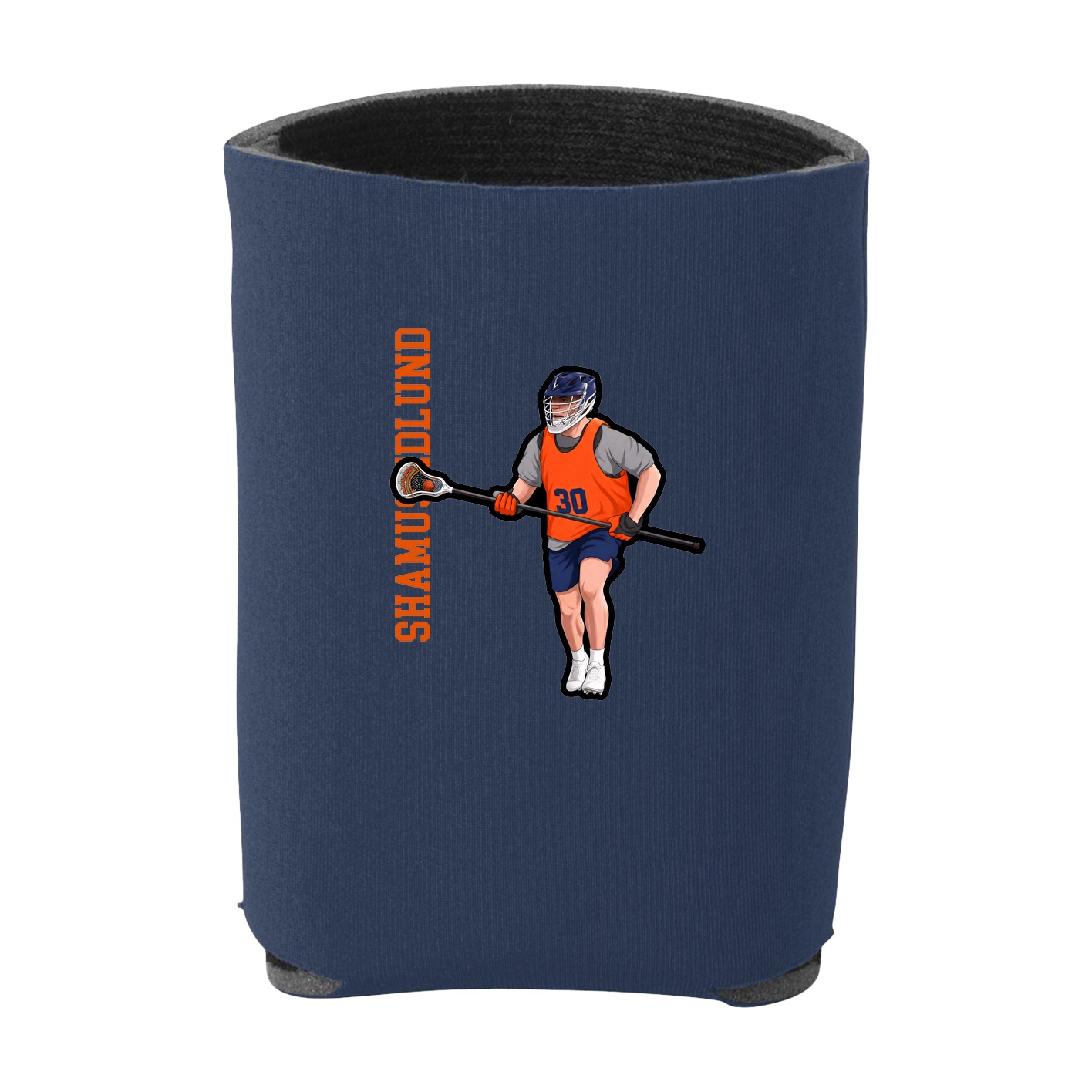 Can Holder — Name Vertical in Navy