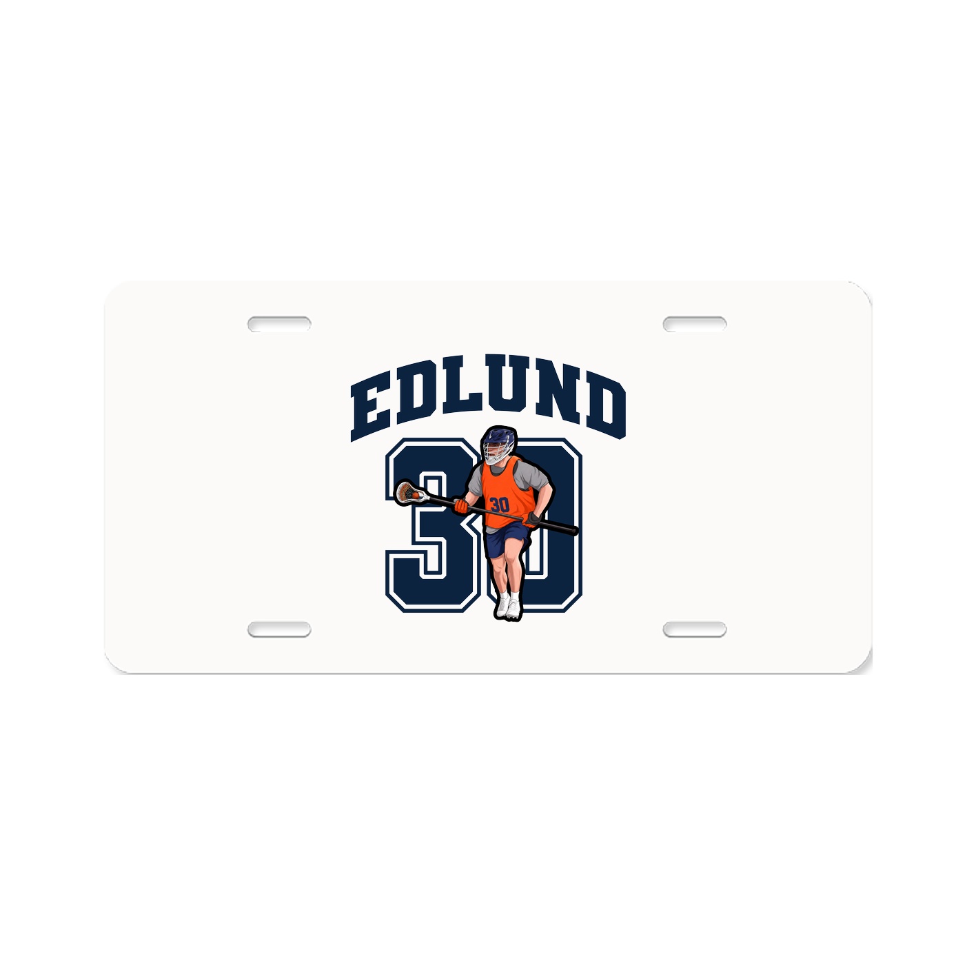 License Plate — Number in Classic