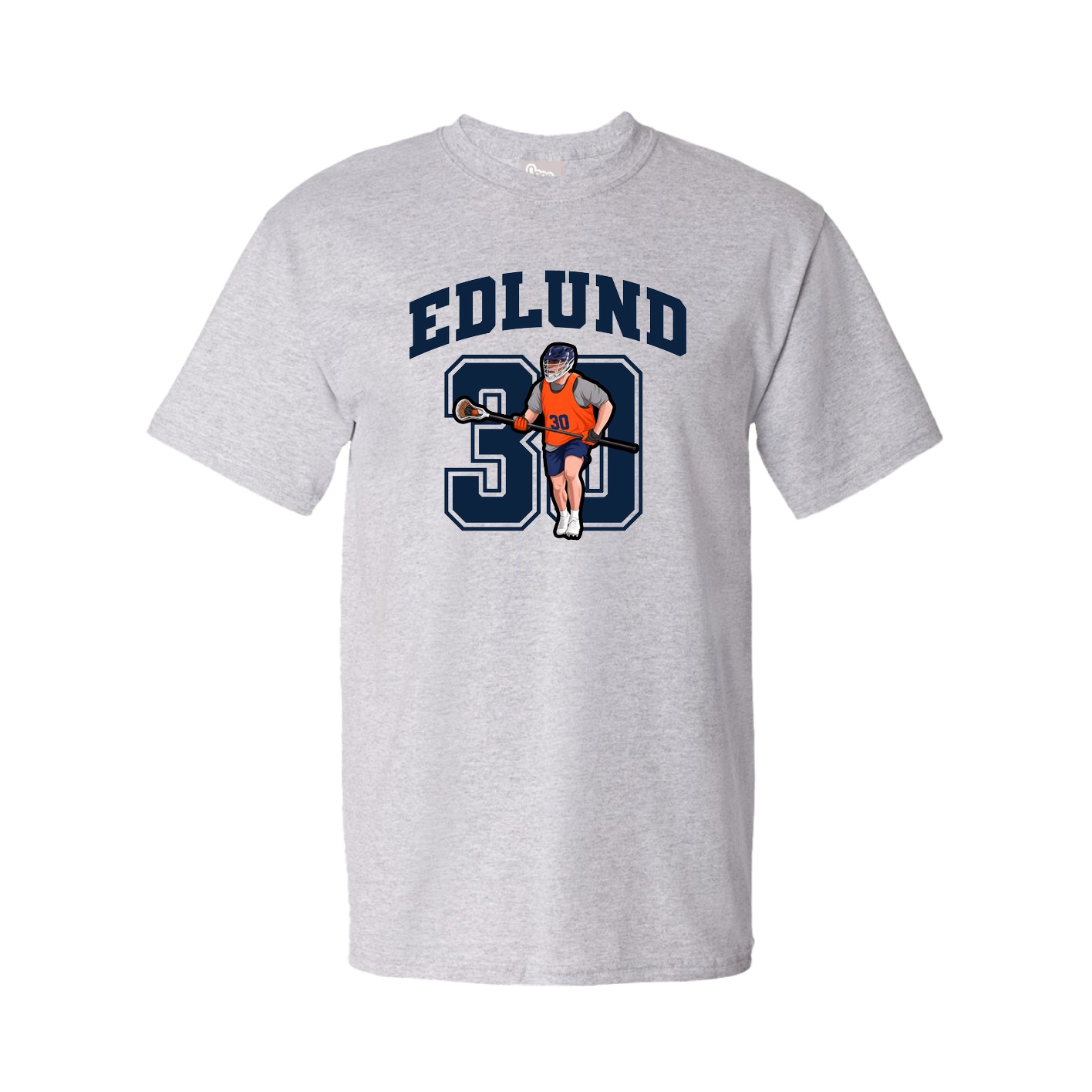 Youth Tee — Number in Grey