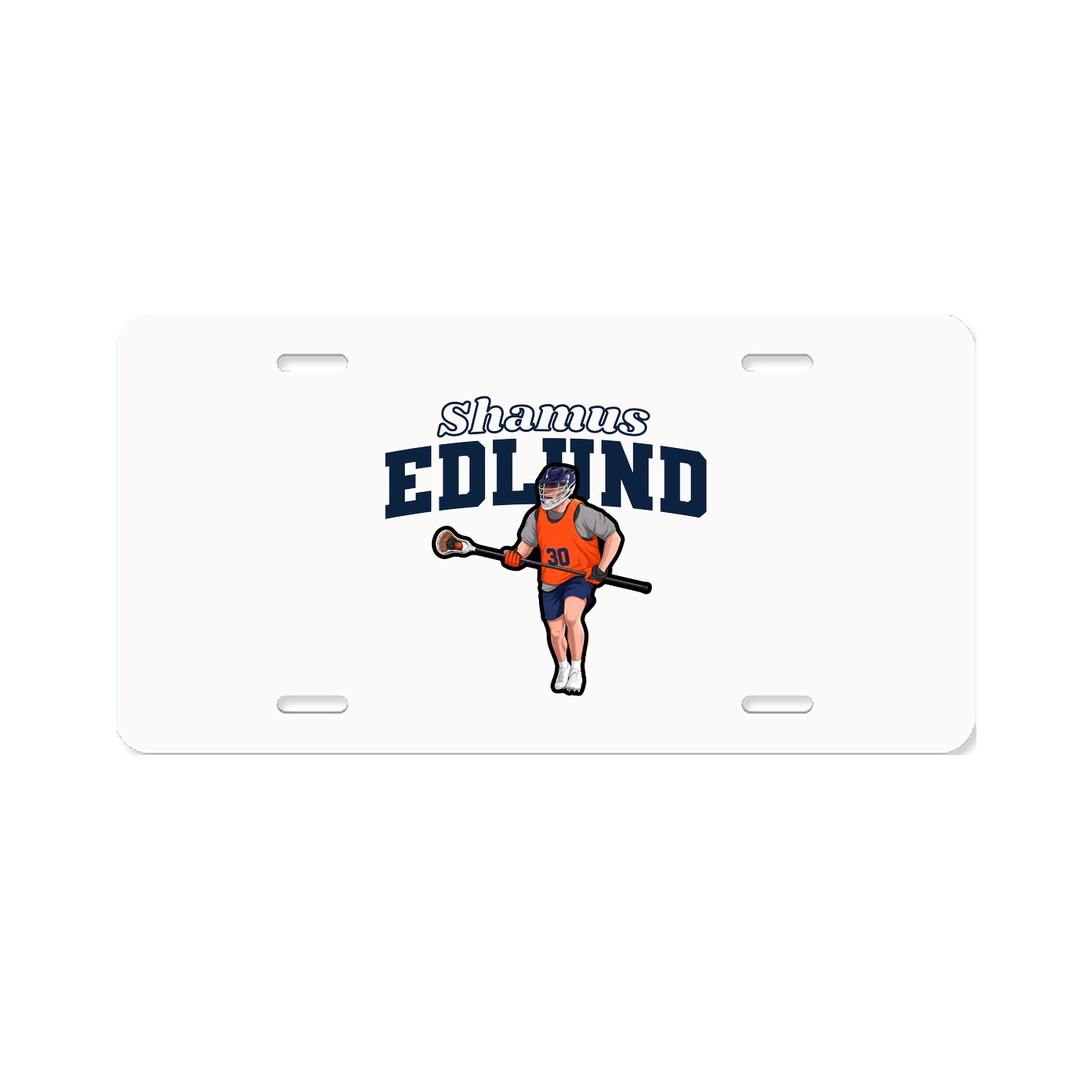 License Plate — Name Arch in Classic
