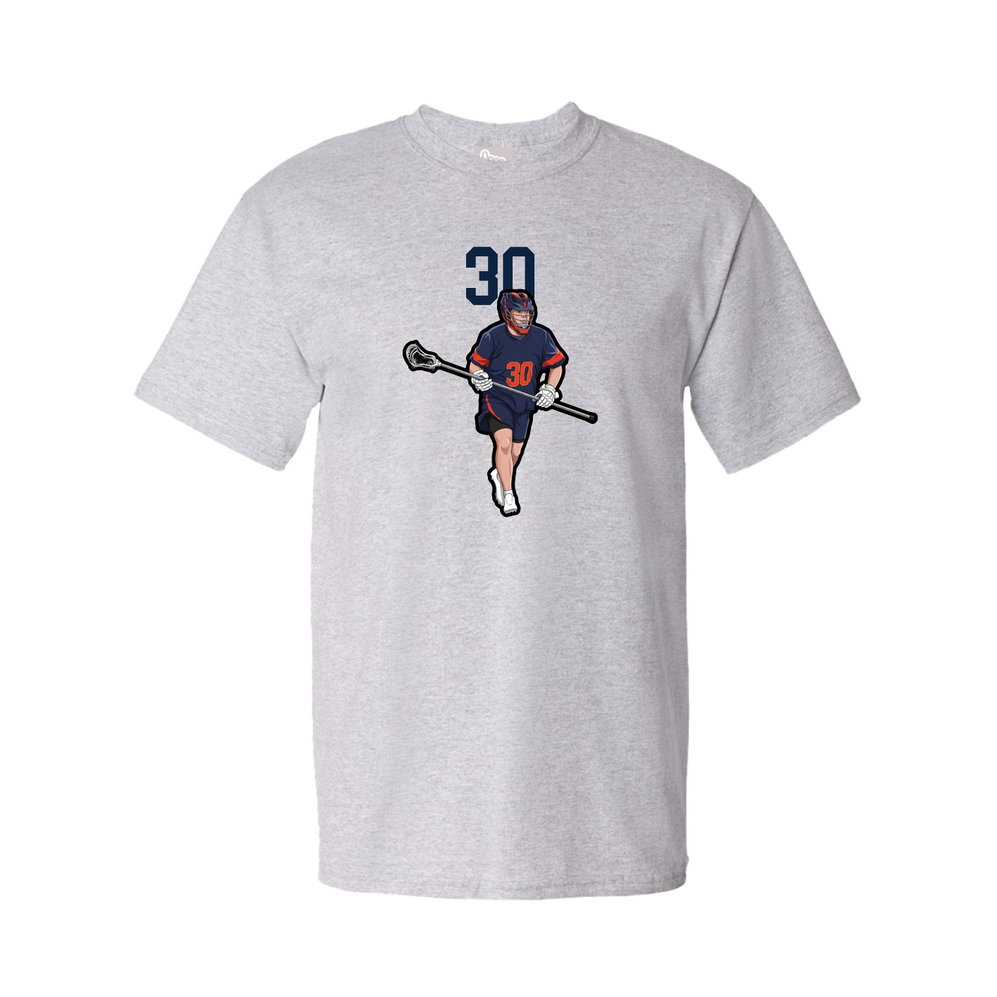 Tee — Number Top in Grey